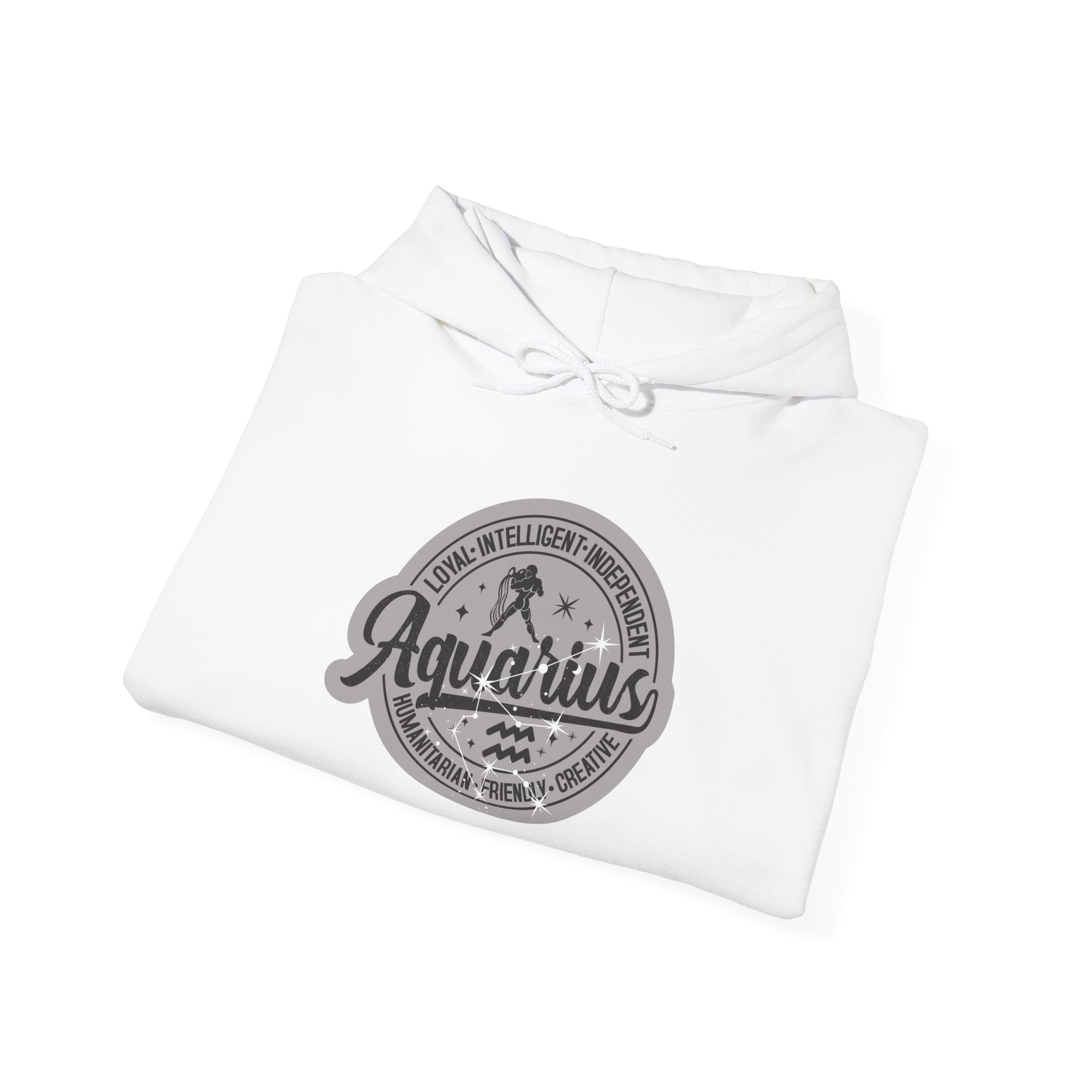 Aquarius Zodiac Unisex Heavy Blend Hooded SweatshirtHoodieAquarius Zodiac Unisex Heavy Blend Hooded Sweatshirt
