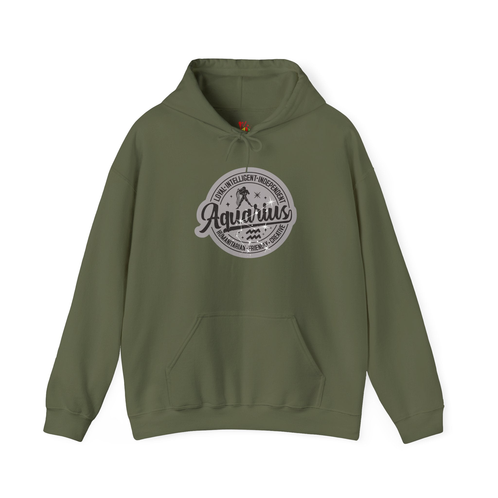 Aquarius Zodiac Unisex Heavy Blend Hooded SweatshirtHoodieAquarius Zodiac Unisex Heavy Blend Hooded Sweatshirt