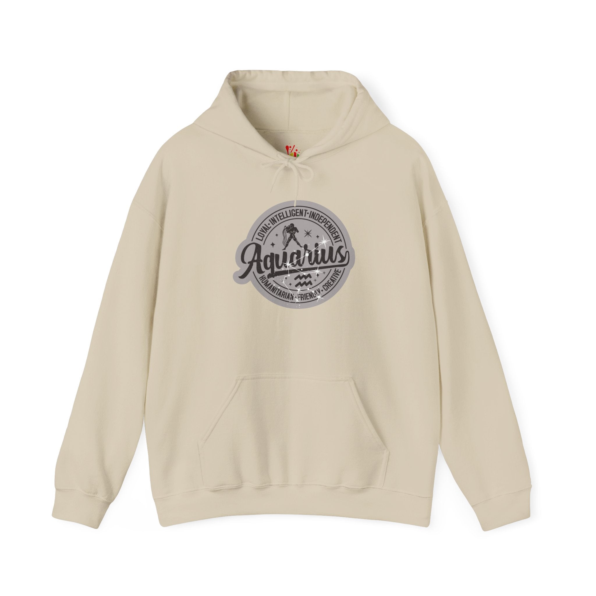 Aquarius Zodiac Unisex Heavy Blend Hooded SweatshirtHoodieAquarius Zodiac Unisex Heavy Blend Hooded Sweatshirt