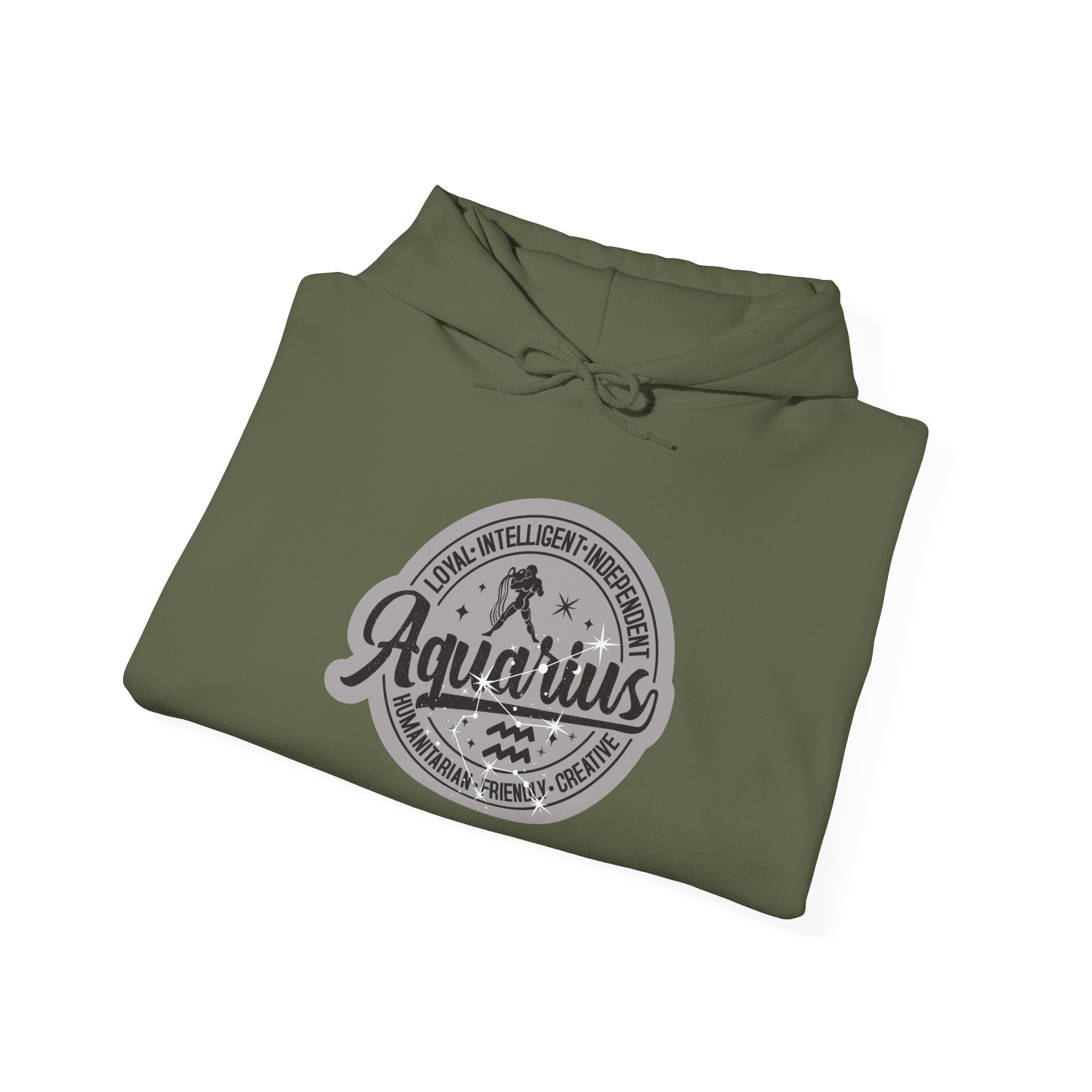 Aquarius Zodiac Unisex Heavy Blend Hooded SweatshirtHoodieAquarius Zodiac Unisex Heavy Blend Hooded Sweatshirt
