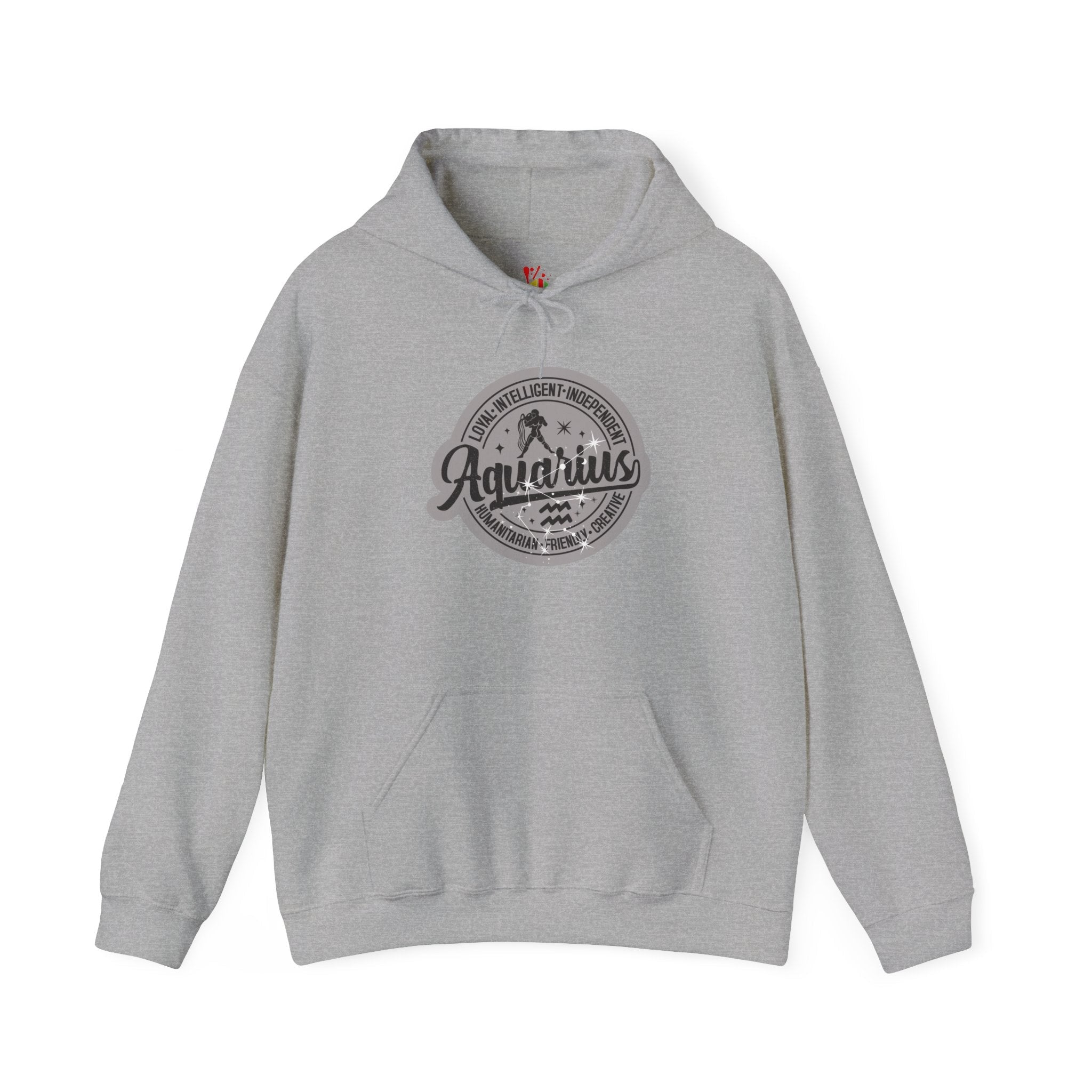Aquarius Zodiac Unisex Heavy Blend Hooded SweatshirtHoodieAquarius Zodiac Unisex Heavy Blend Hooded Sweatshirt