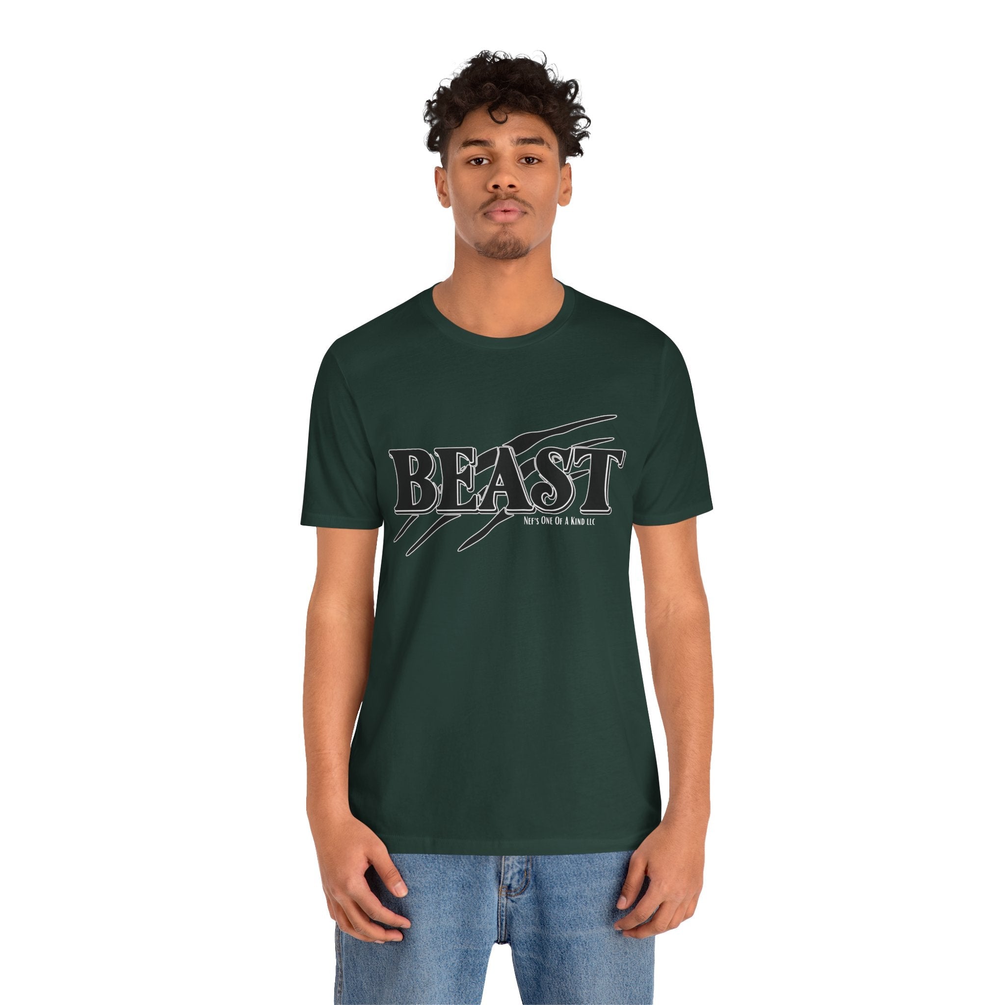 Beast with the Beauty Valentine Casual, Soft Unisex Jersey Short Sleeve Tee