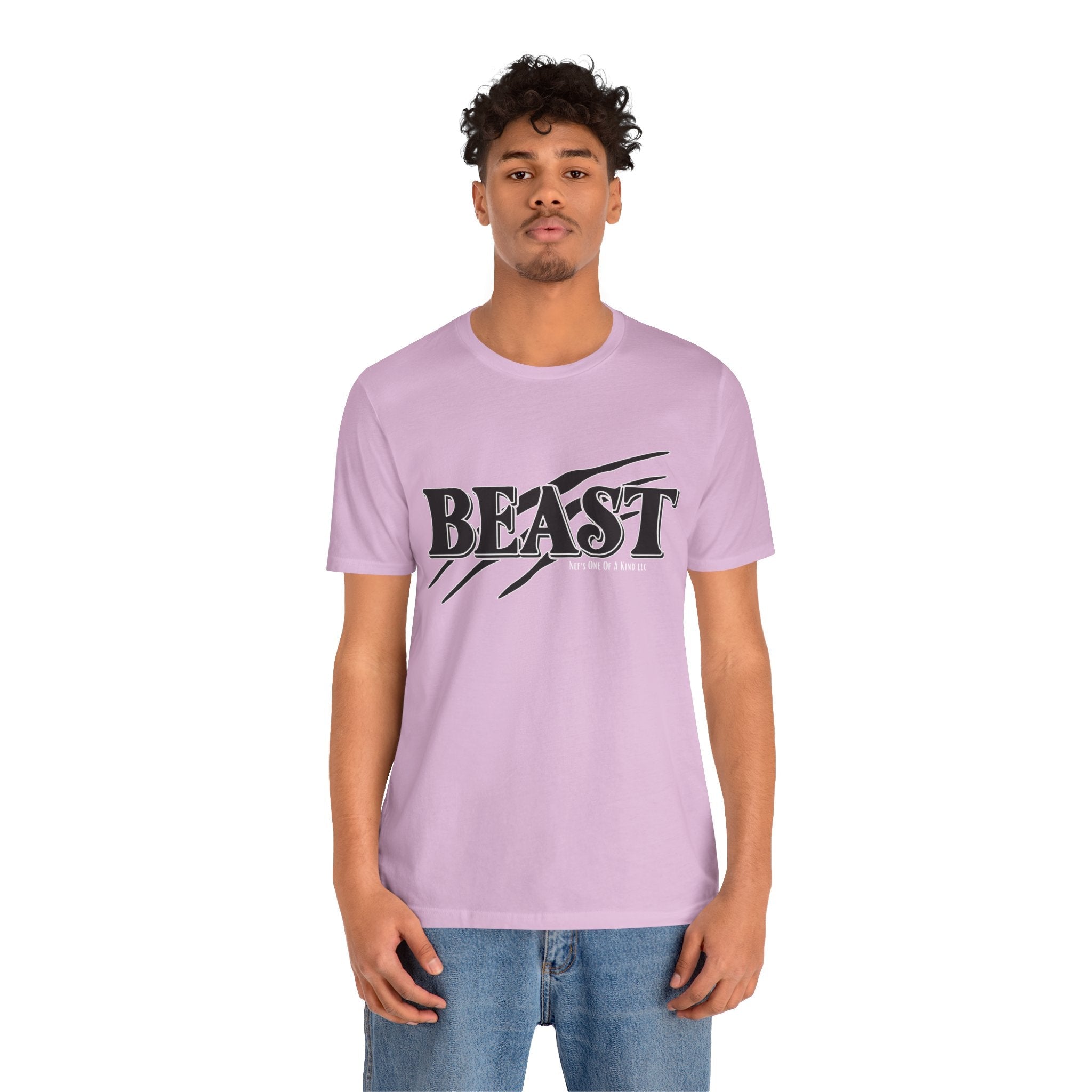 Beast with the Beauty Valentine Casual, Soft Unisex Jersey Short Sleeve Tee
