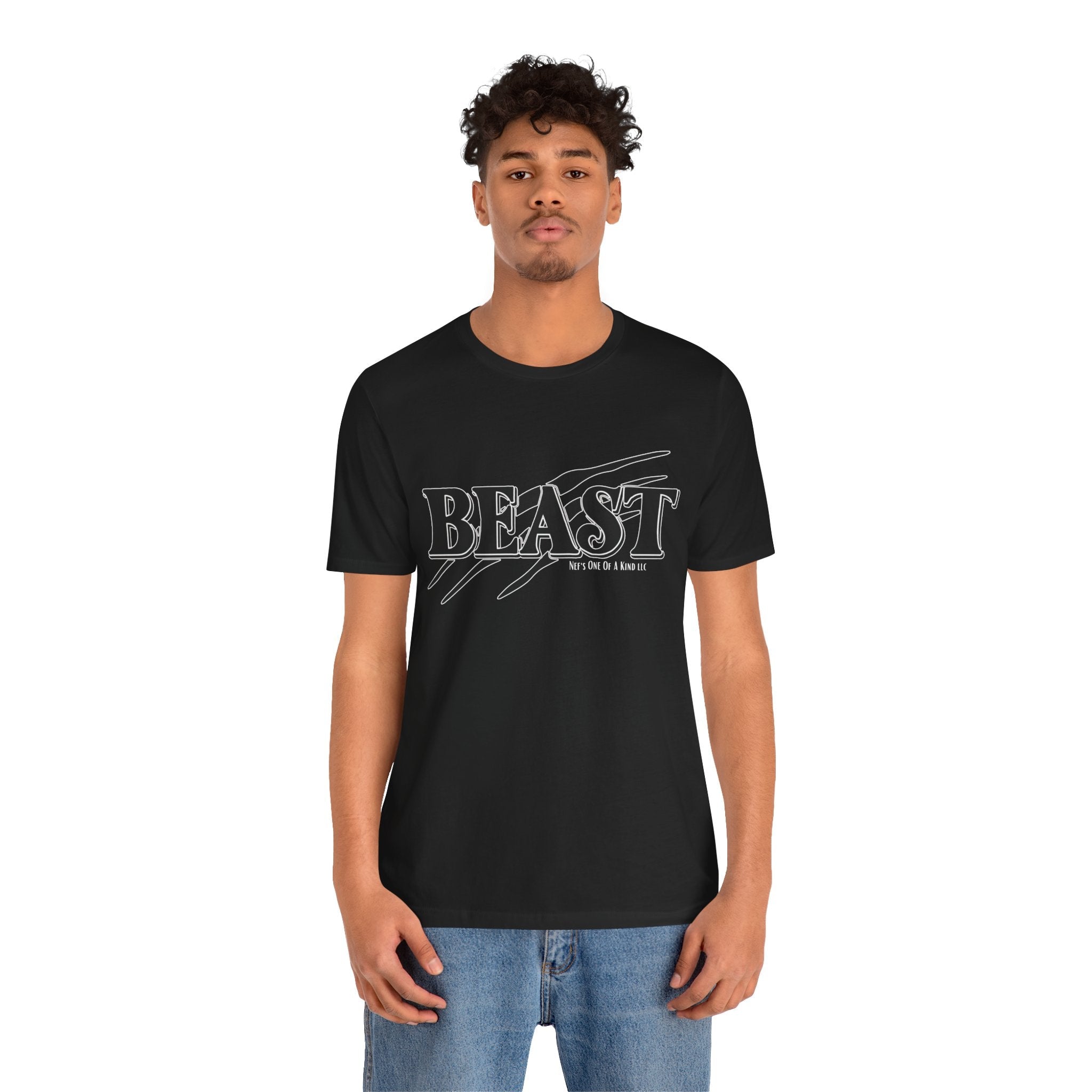 Beast with the Beauty Valentine Casual, Soft Unisex Jersey Short Sleeve Tee