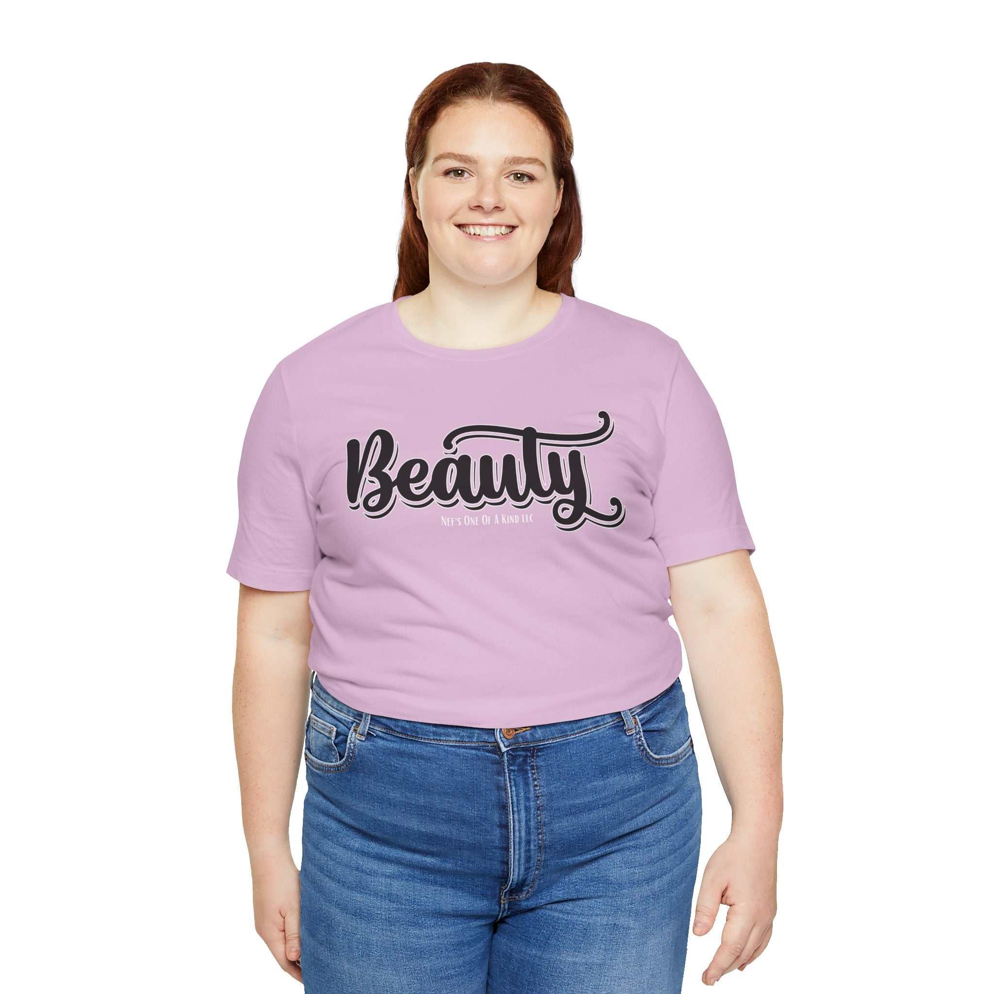 Beauty with the Beast Valentine Casual, Soft Unisex Jersey Short Sleeve Tee