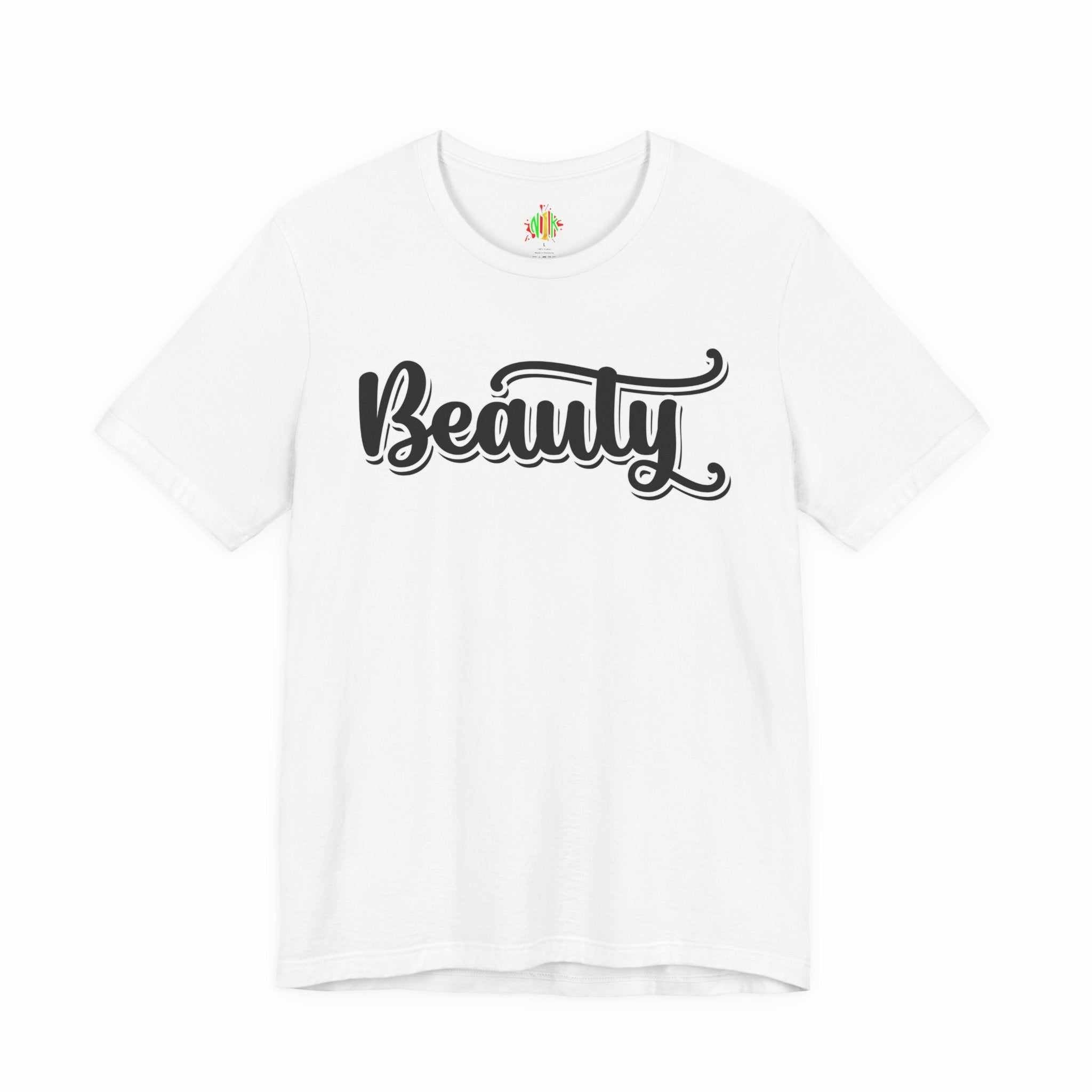 Beauty with the Beast Valentine Casual, Soft Unisex Jersey Short Sleeve Tee