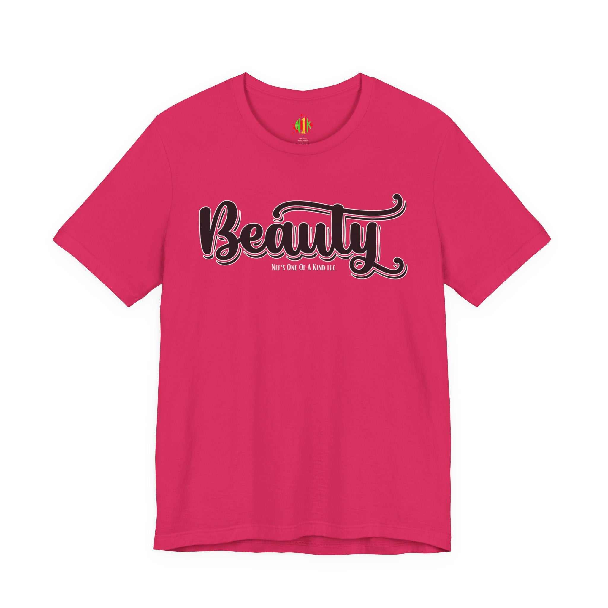 Beauty with the Beast Valentine Casual, Soft Unisex Jersey Short Sleeve Tee