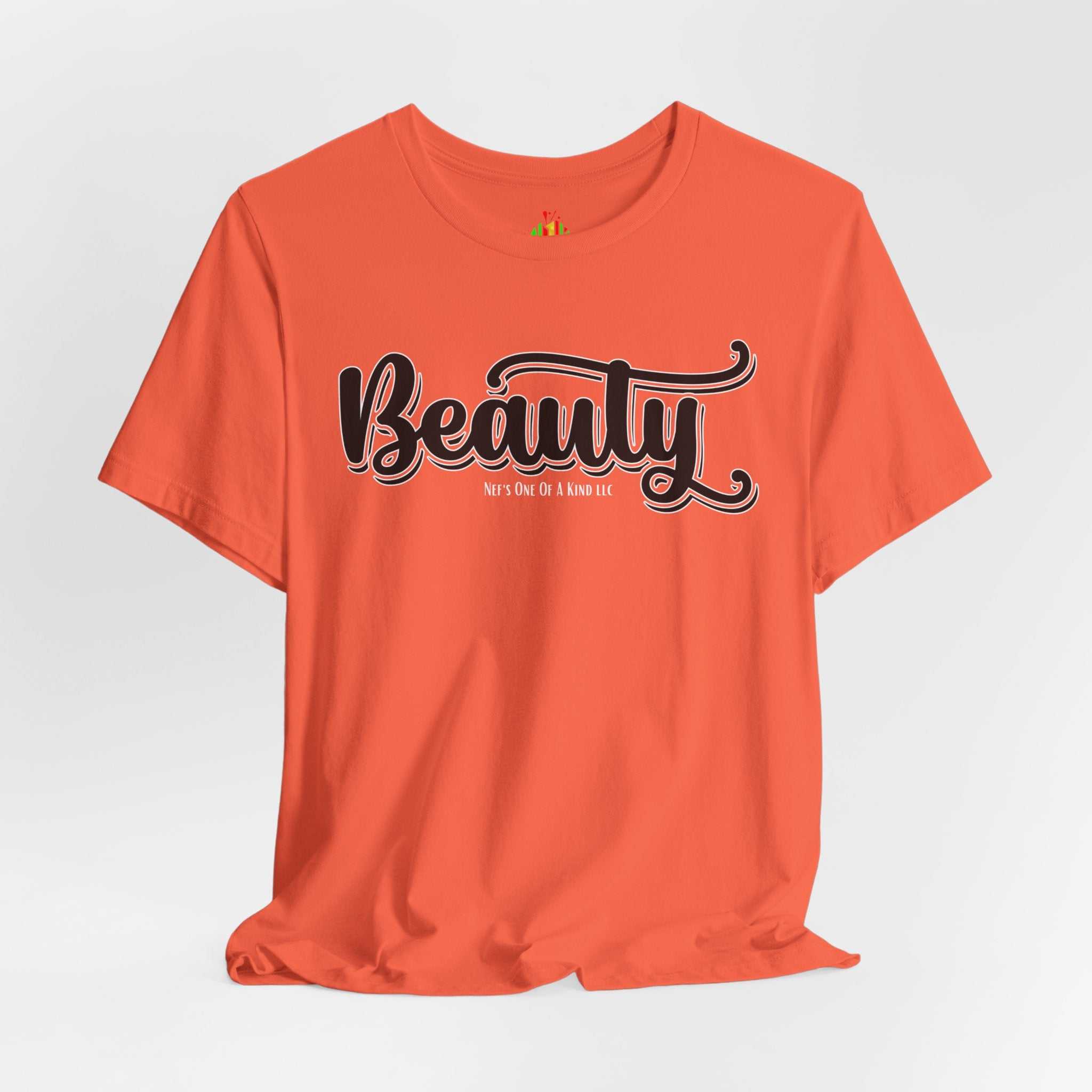 Beauty with the Beast Valentine Casual, Soft Unisex Jersey Short Sleeve Tee