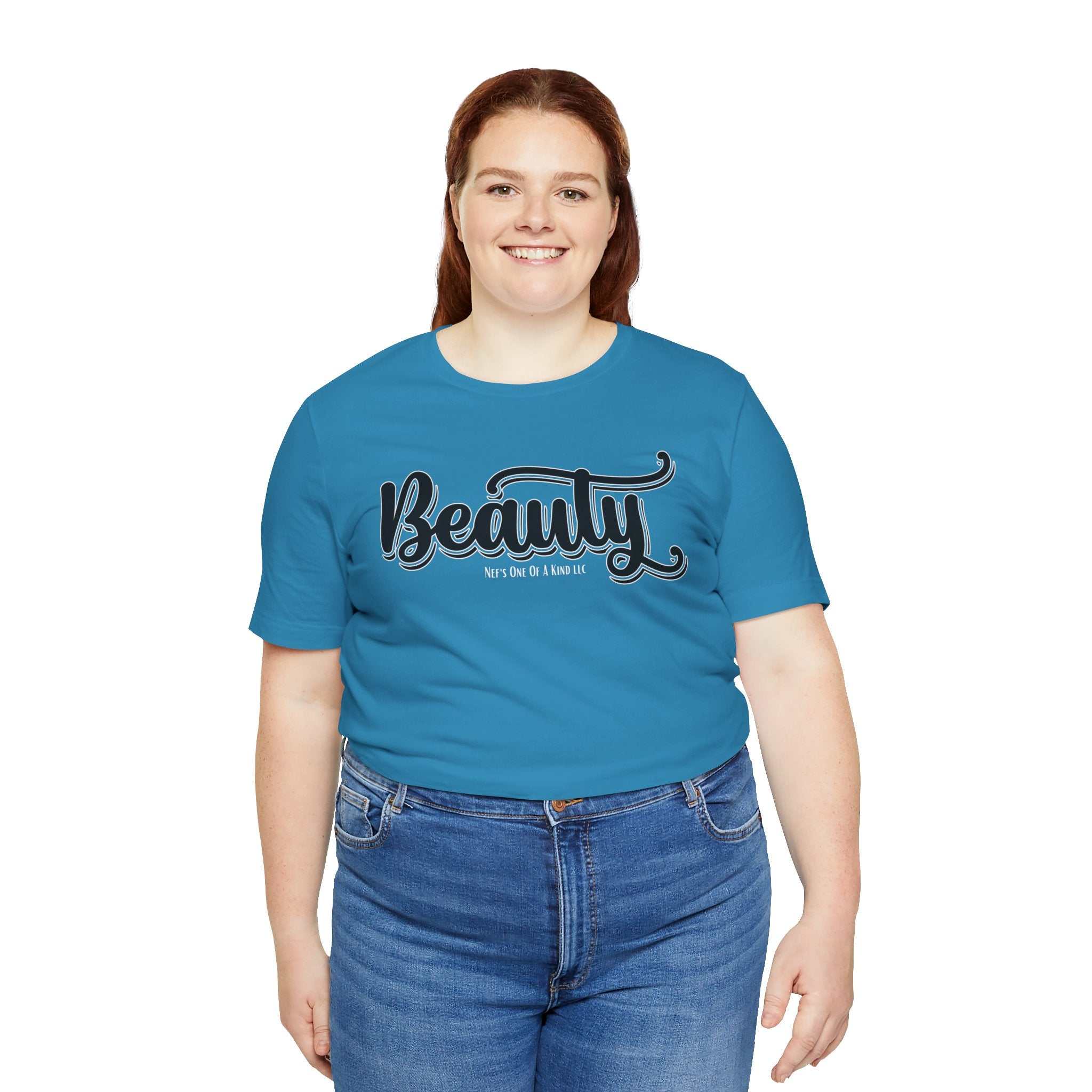 Beauty with the Beast Valentine Casual, Soft Unisex Jersey Short Sleeve Tee