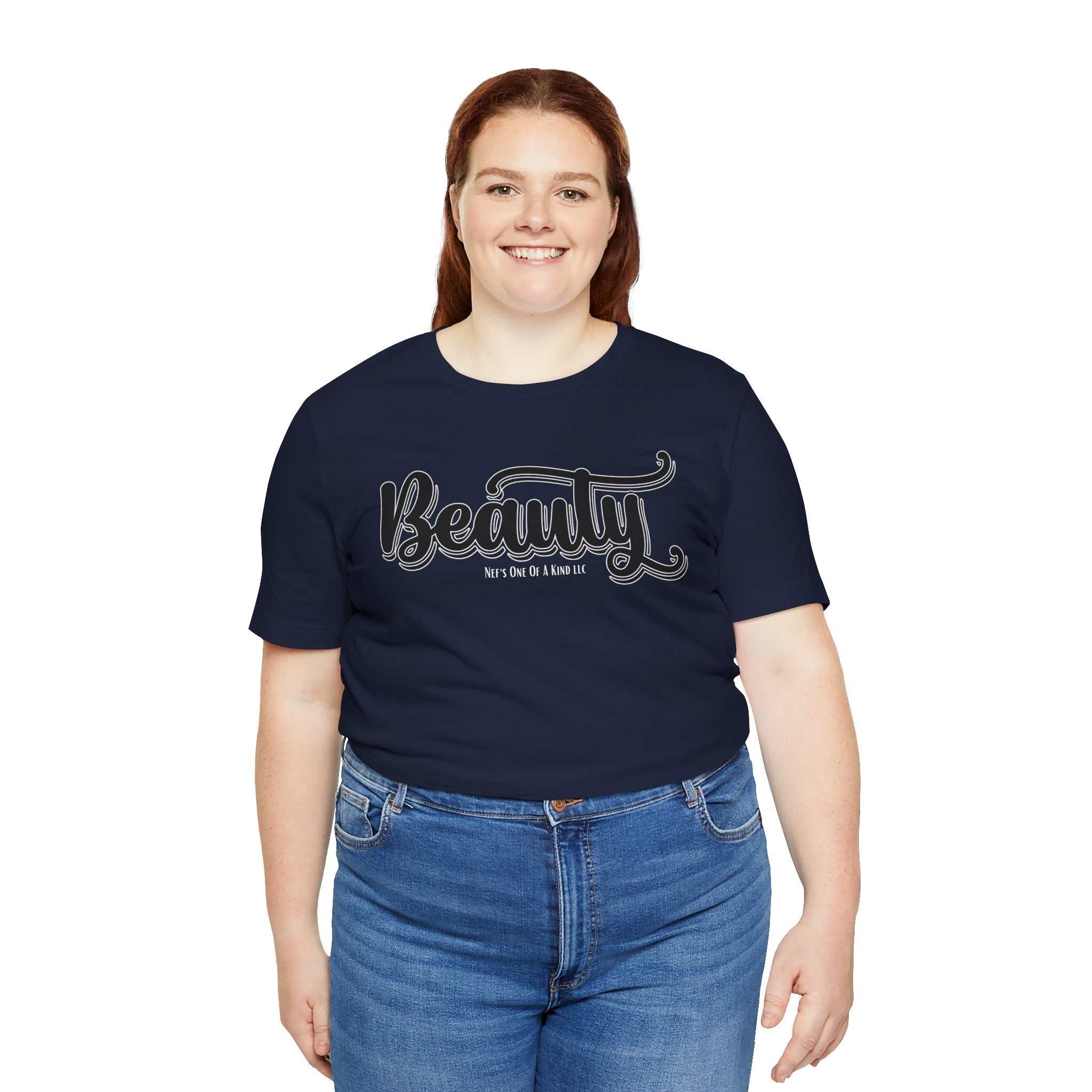 Beauty with the Beast Valentine Casual, Soft Unisex Jersey Short Sleeve Tee