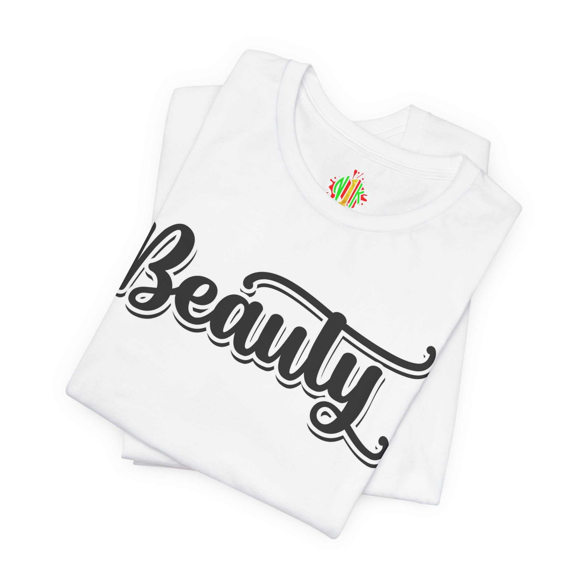 Beauty with the Beast Valentine Casual, Soft Unisex Jersey Short Sleeve Tee