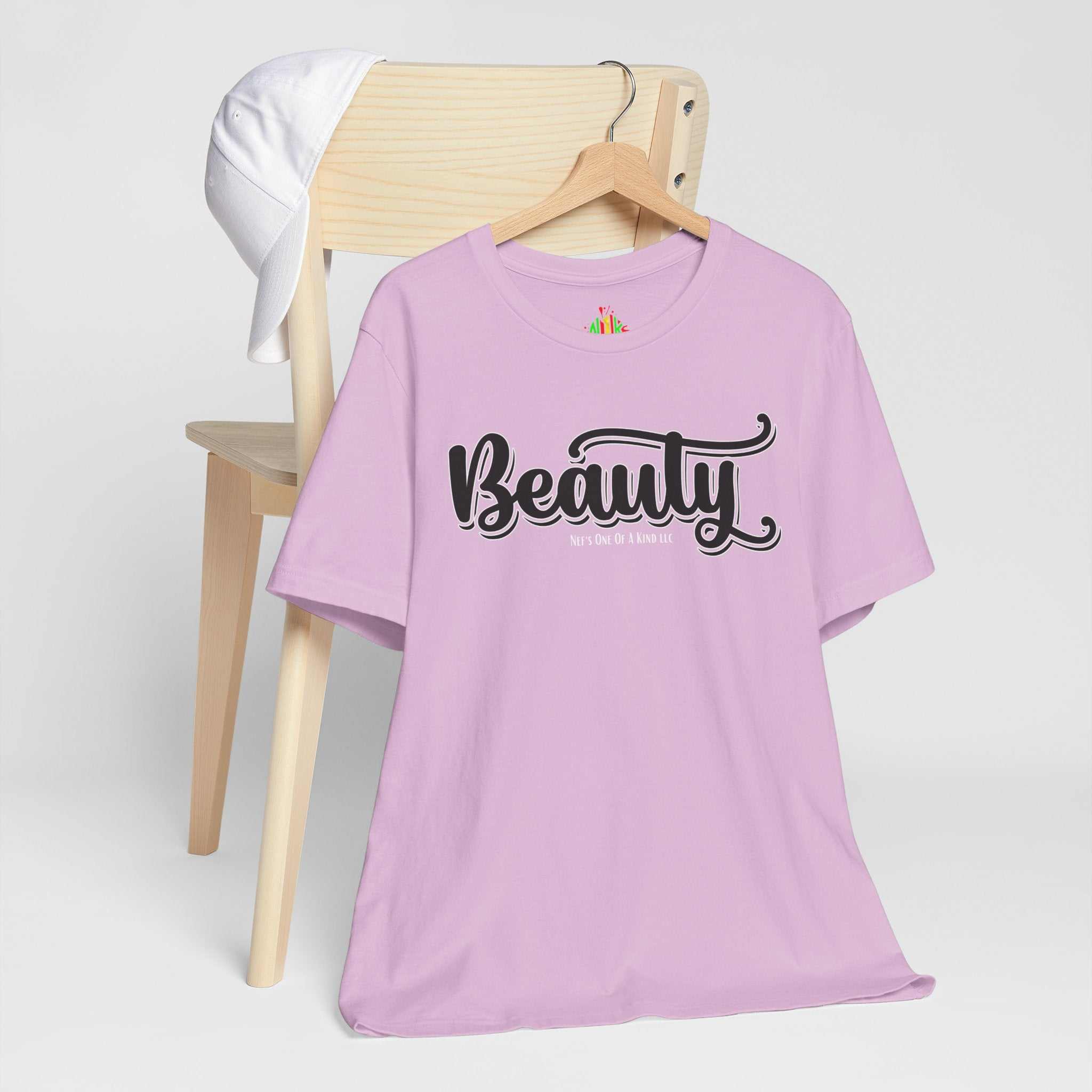 Beauty with the Beast Valentine Casual, Soft Unisex Jersey Short Sleeve Tee