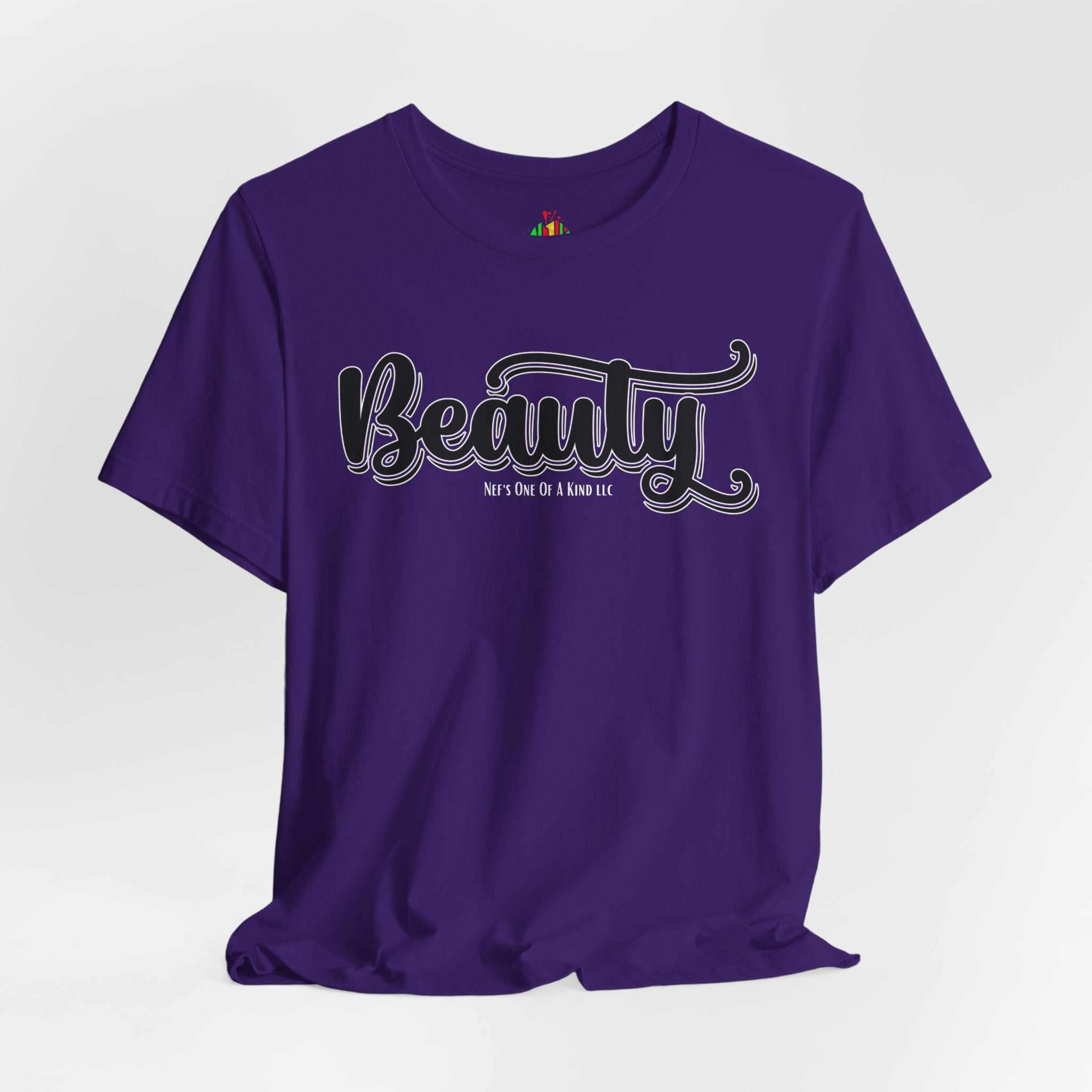 Beauty with the Beast Valentine Casual, Soft Unisex Jersey Short Sleeve Tee