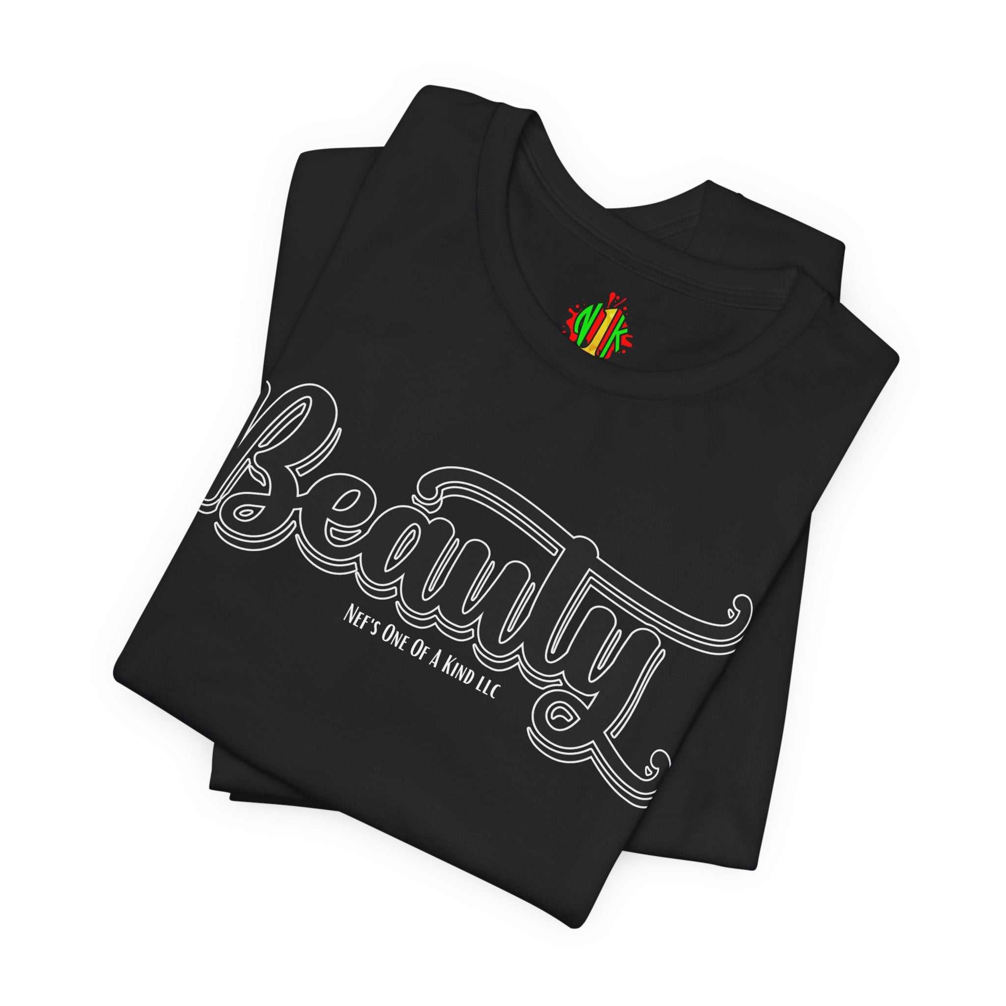 Beauty with the Beast Valentine Casual, Soft Unisex Jersey Short Sleeve Tee