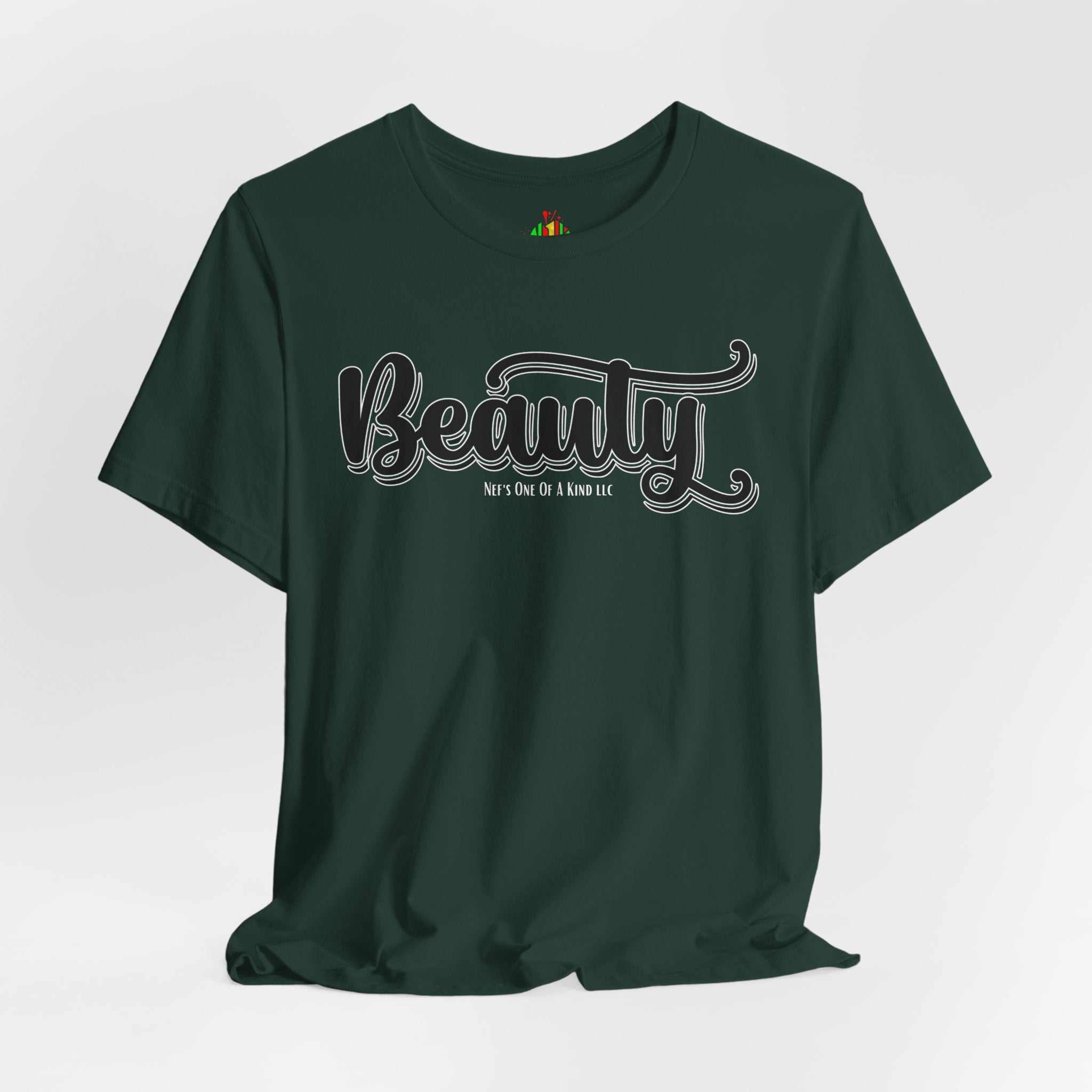 Beauty with the Beast Valentine Casual, Soft Unisex Jersey Short Sleeve Tee