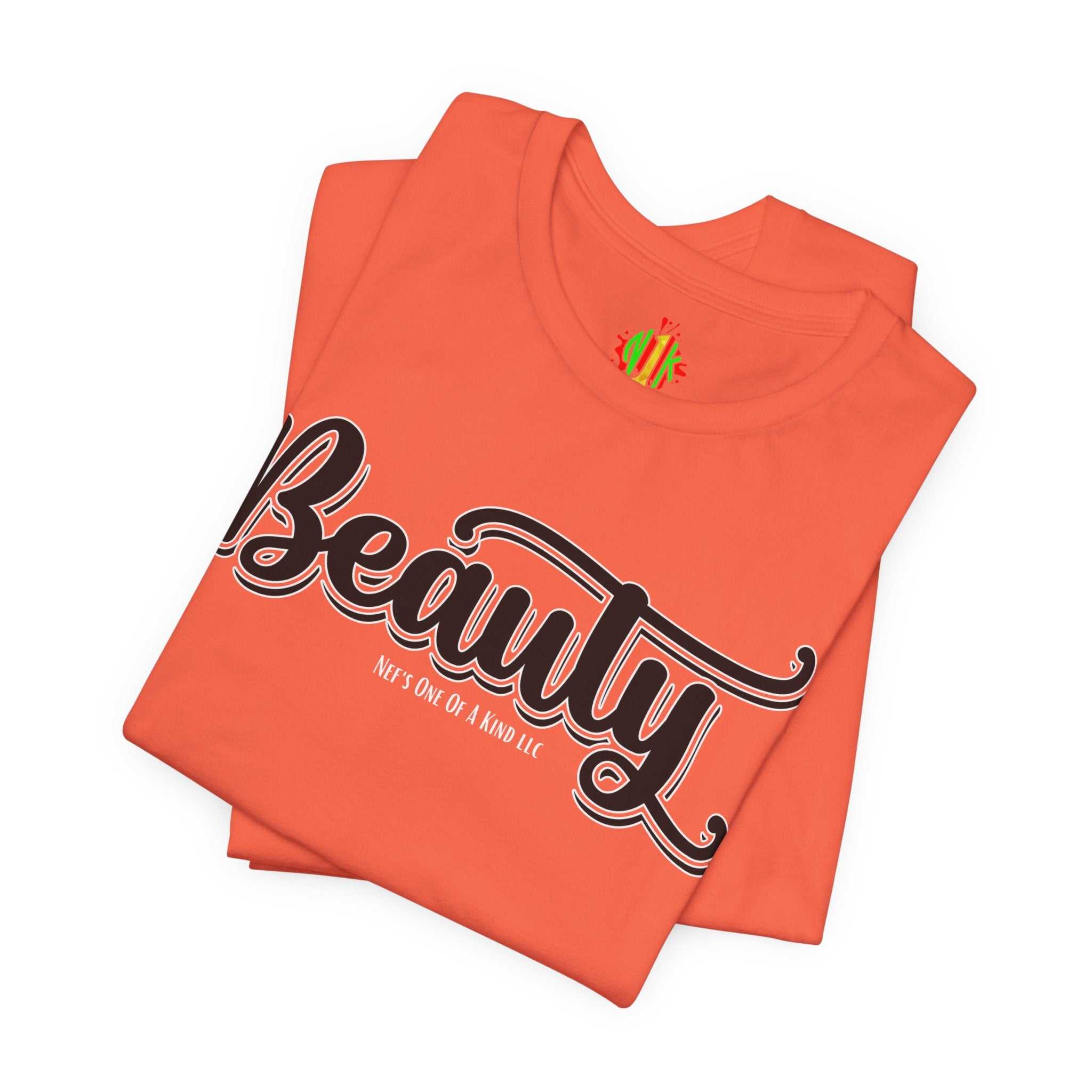 Beauty with the Beast Valentine Casual, Soft Unisex Jersey Short Sleeve Tee