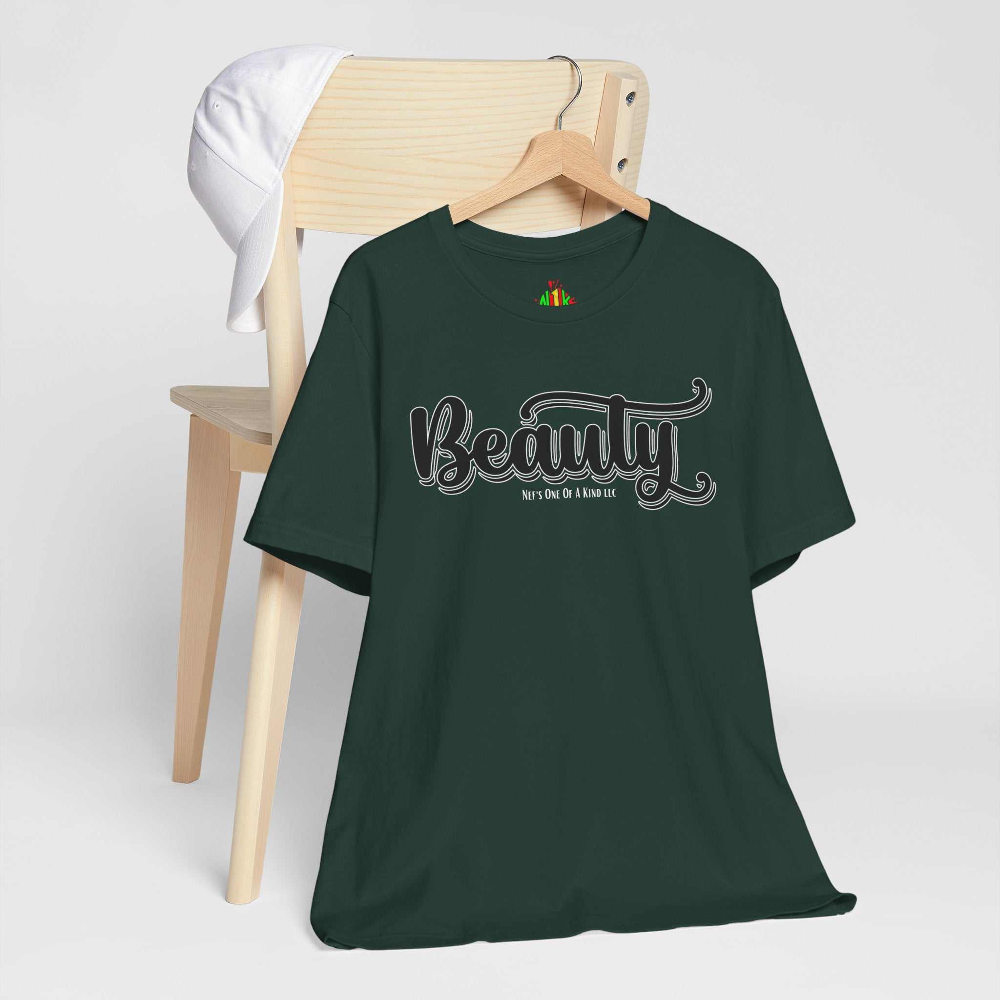 Beauty with the Beast Valentine Casual, Soft Unisex Jersey Short Sleeve Tee