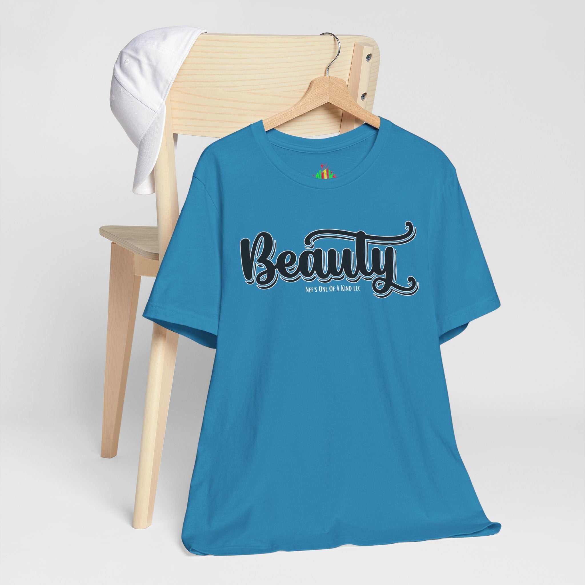 Beauty with the Beast Valentine Casual, Soft Unisex Jersey Short Sleeve Tee