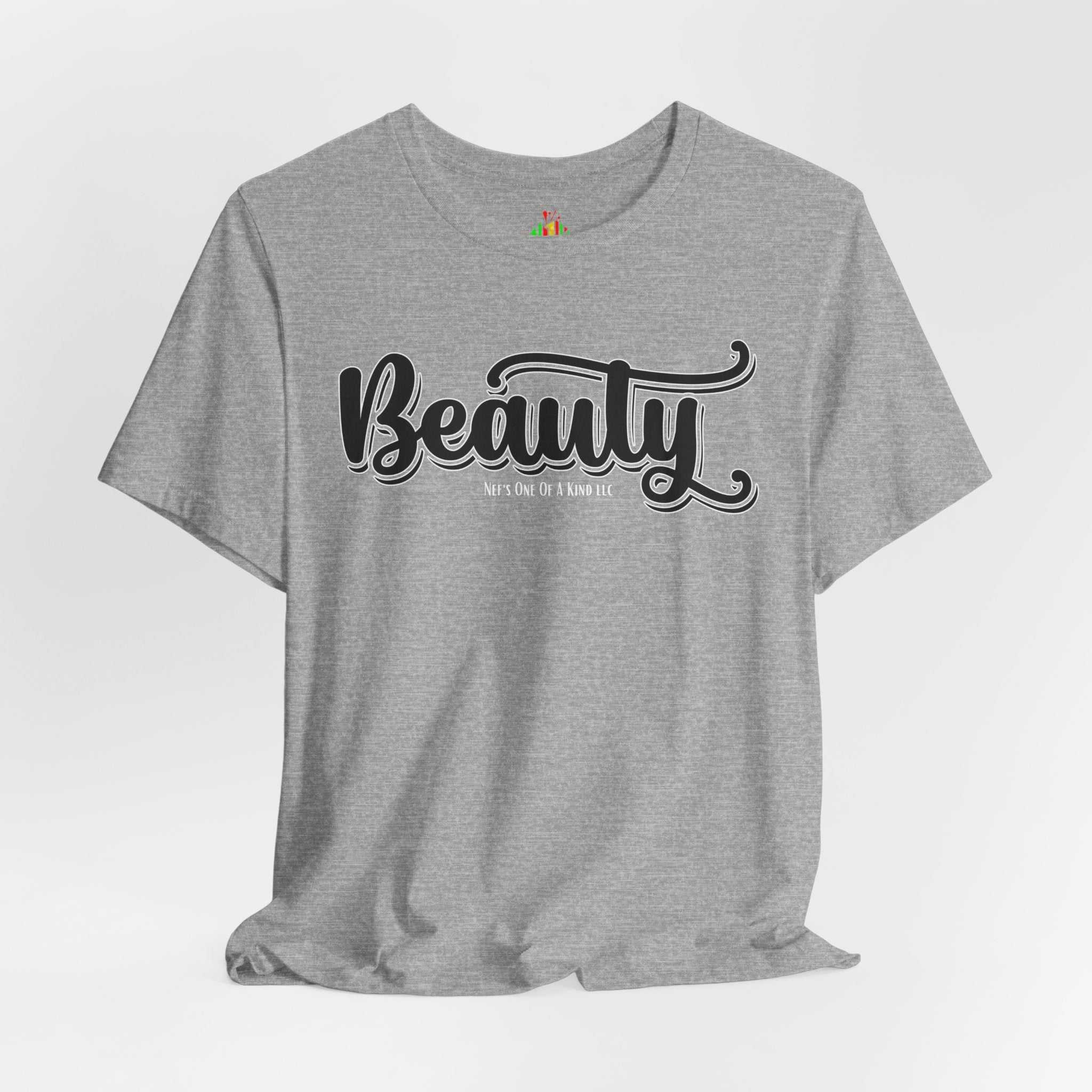 Beauty with the Beast Valentine Casual, Soft Unisex Jersey Short Sleeve Tee