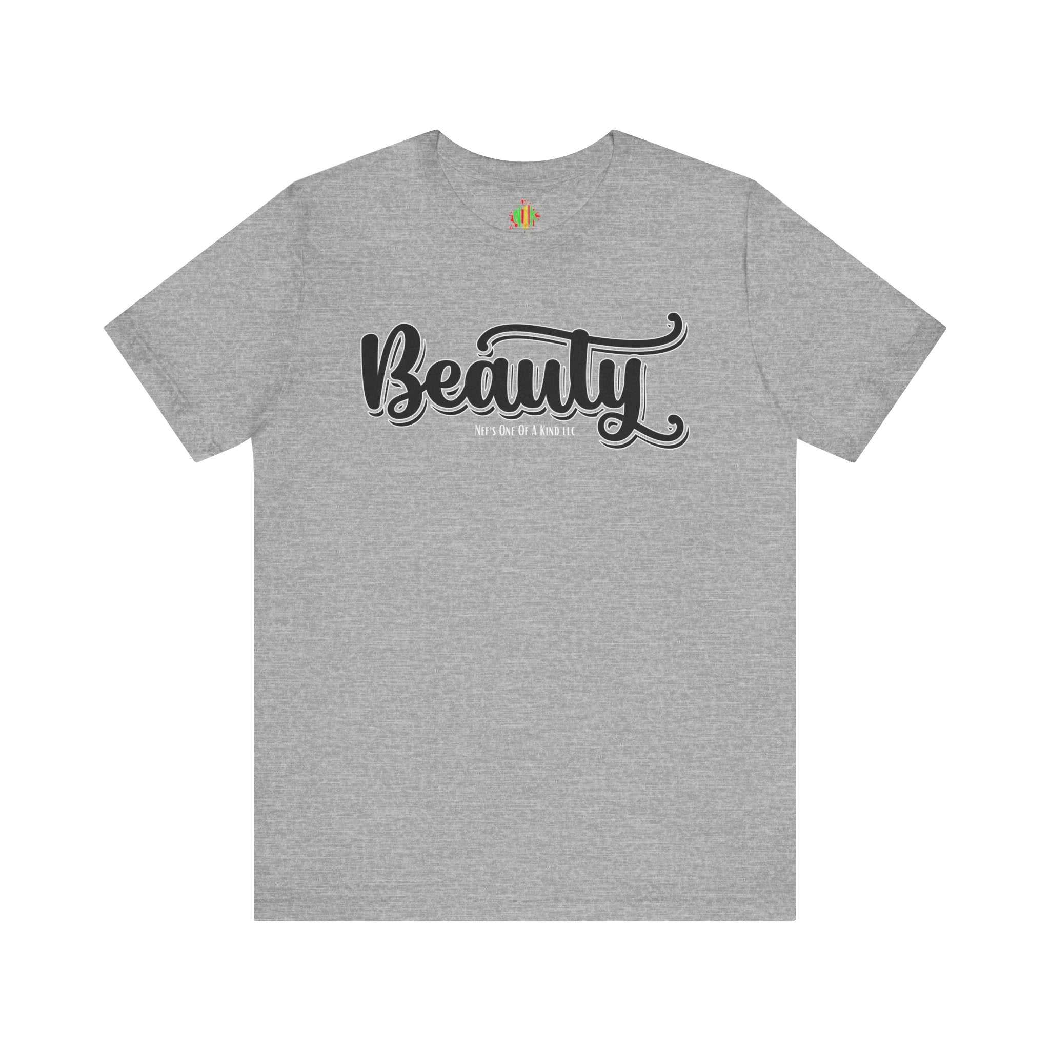 Beauty with the Beast Valentine Casual, Soft Unisex Jersey Short Sleeve Tee