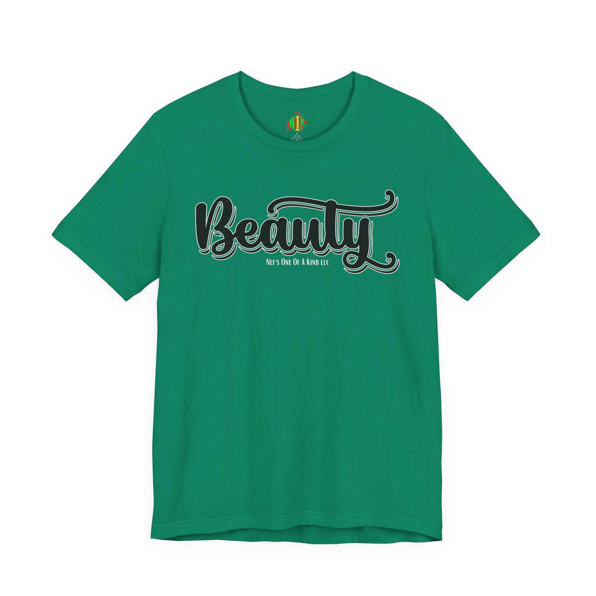 Beauty with the Beast Valentine Casual, Soft Unisex Jersey Short Sleeve Tee