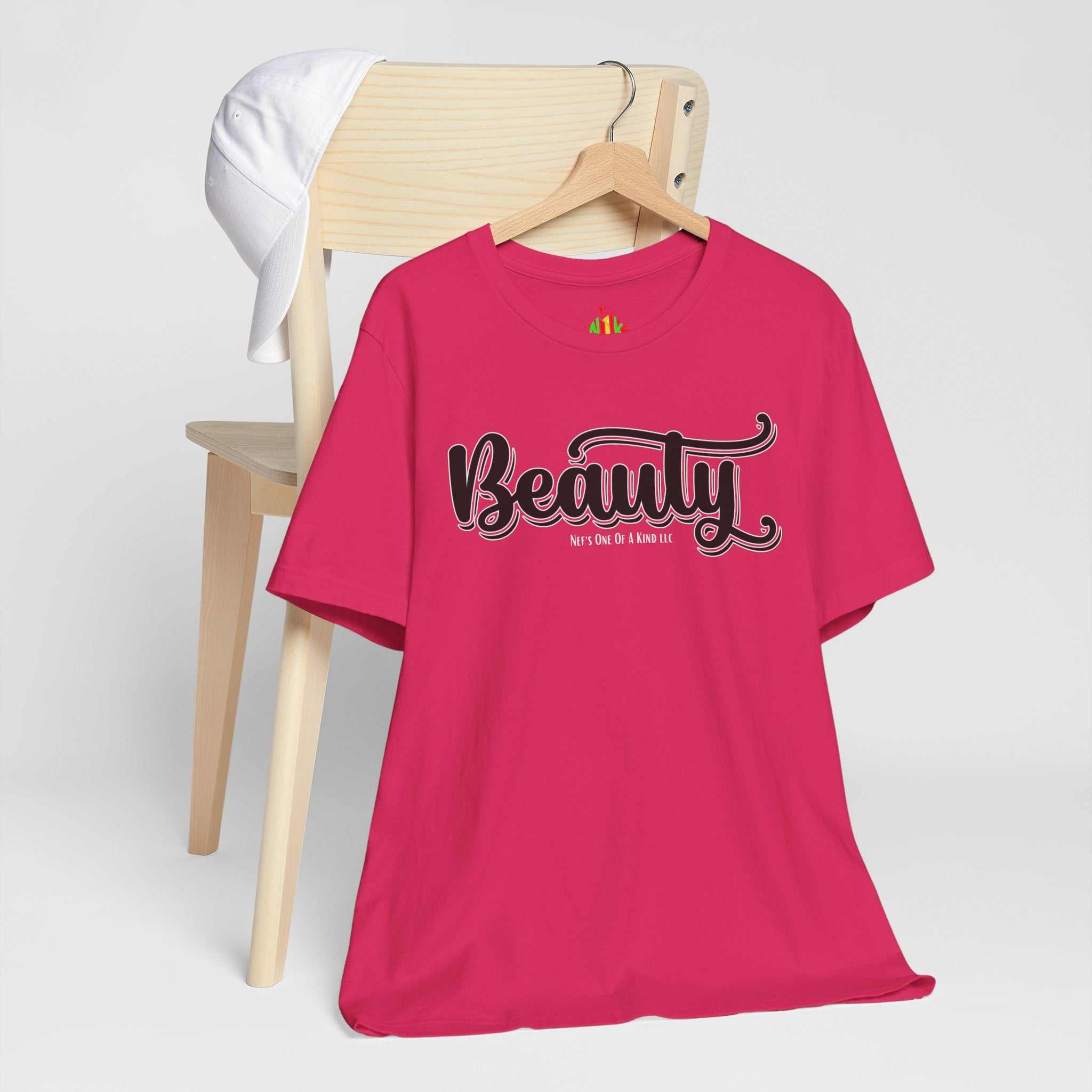 Beauty with the Beast Valentine Casual, Soft Unisex Jersey Short Sleeve Tee