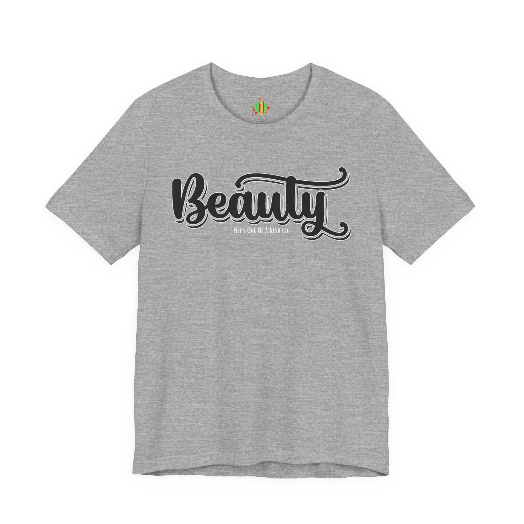 Beauty with the Beast Valentine Casual, Soft Unisex Jersey Short Sleeve Tee