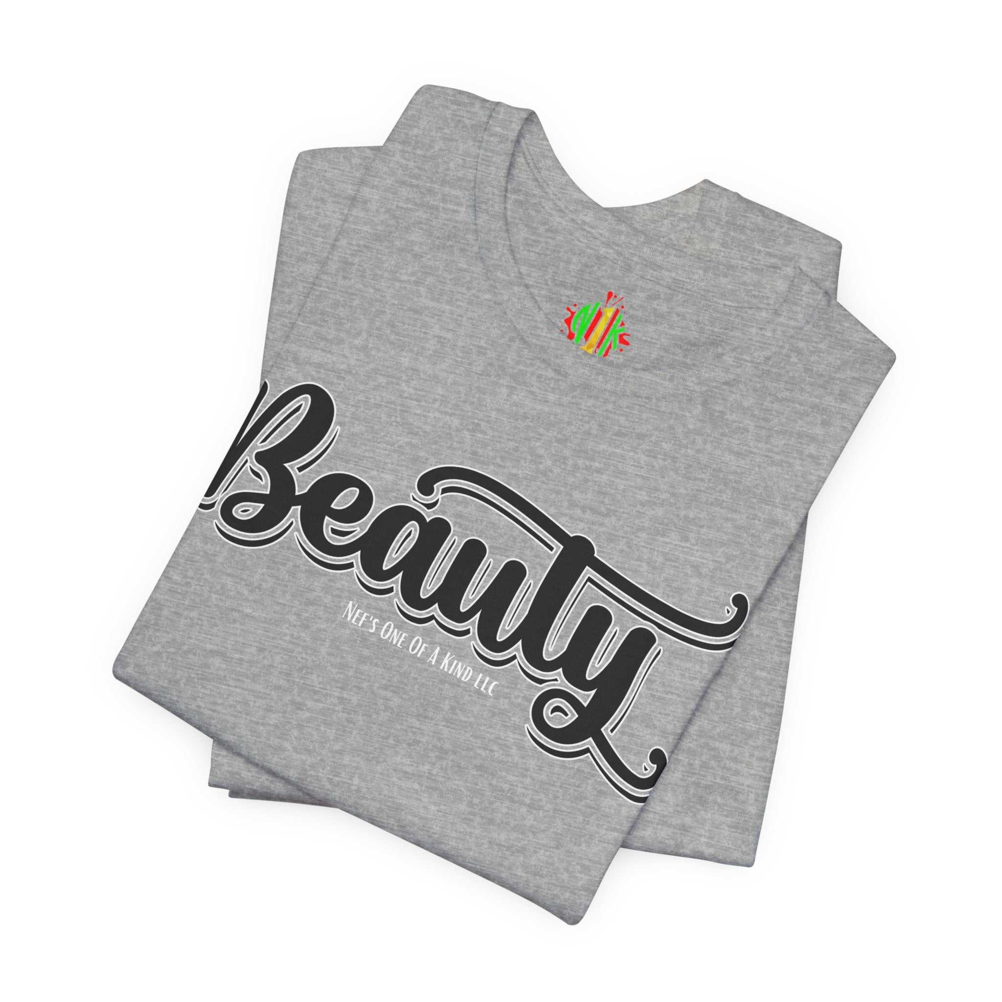 Beauty with the Beast Valentine Casual, Soft Unisex Jersey Short Sleeve Tee