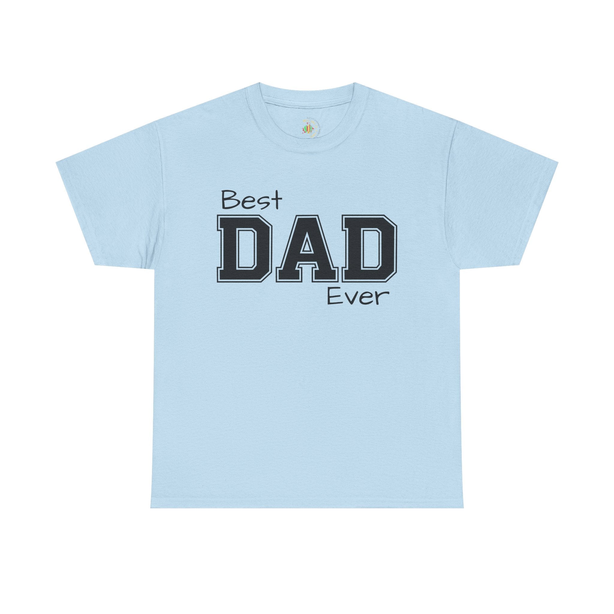 Best Dad Ever Tee — Custom Family Name & Kid Count on Back