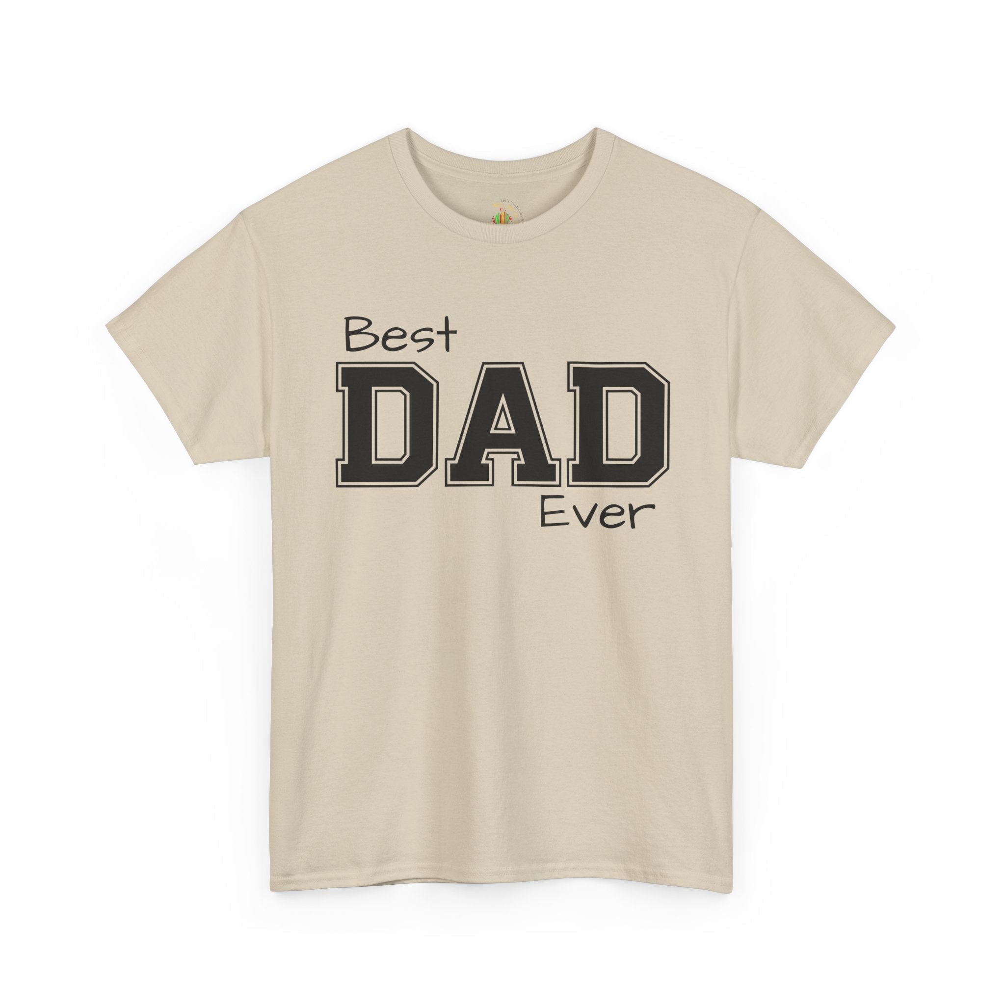 Best Dad Ever Tee — Custom Family Name & Kid Count on Back