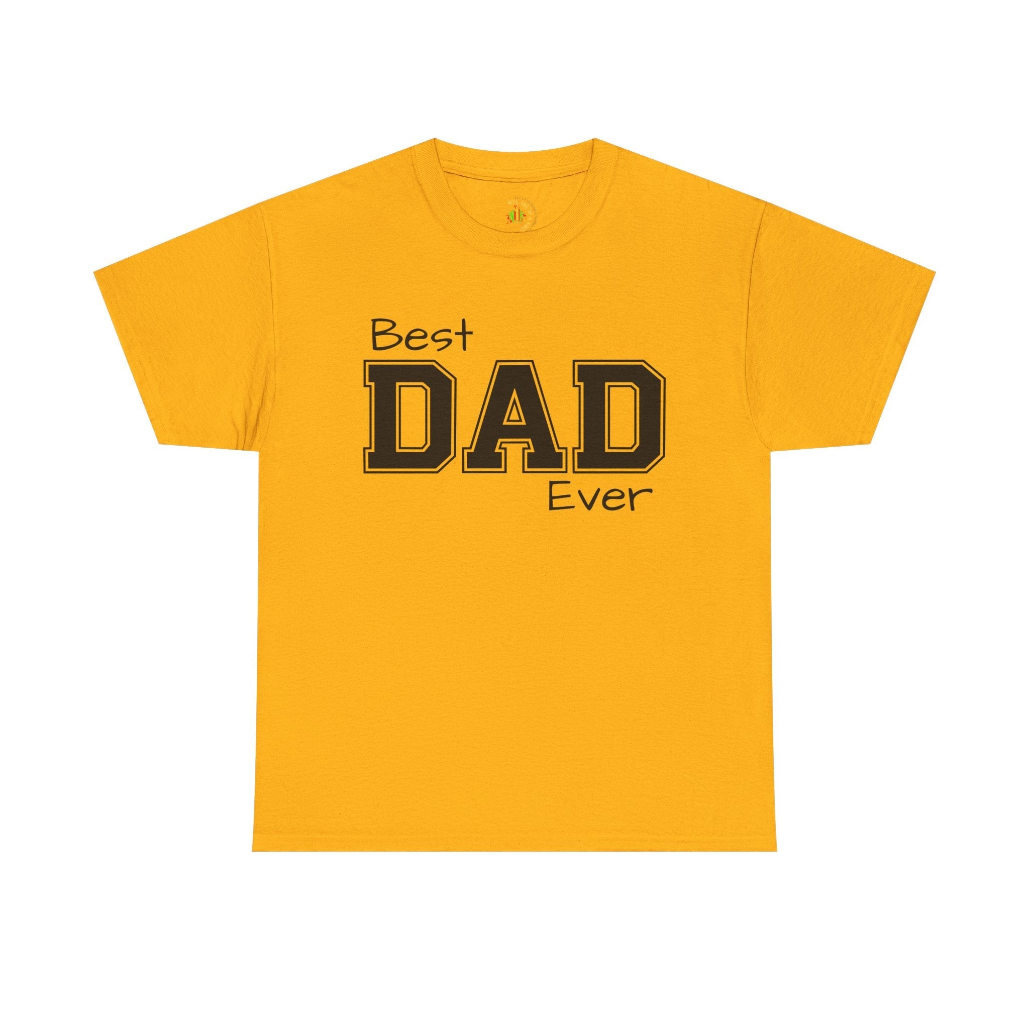 Best Dad Ever Tee — Custom Family Name & Kid Count on Back