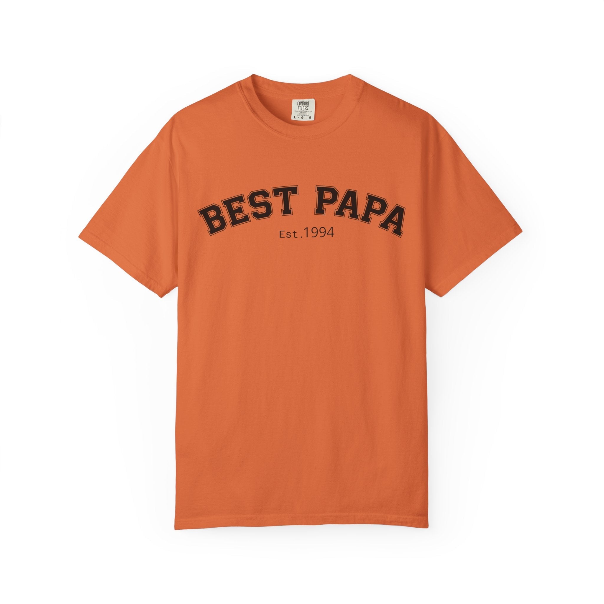 Best Papa "Personalize the Est. Date" T-Shirt — Father’s Day Gift Tee
