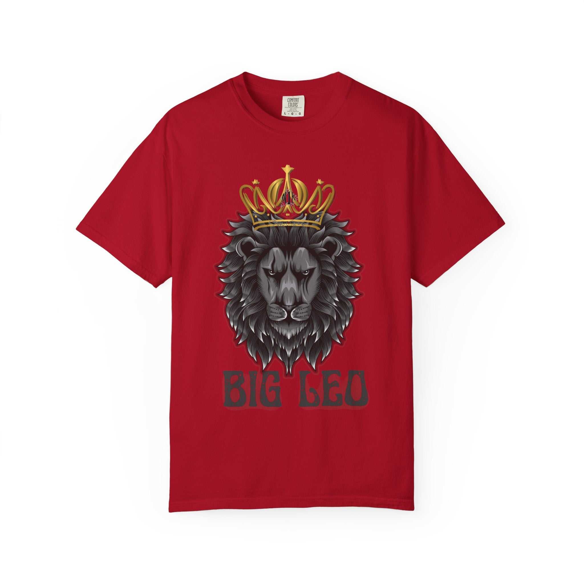 Big Leo Lion Graphic T-Shirt, Unisex Tee, Animal Lover Gift, Birthday T-ShirtBig Leo Lion Graphic T-Shirt