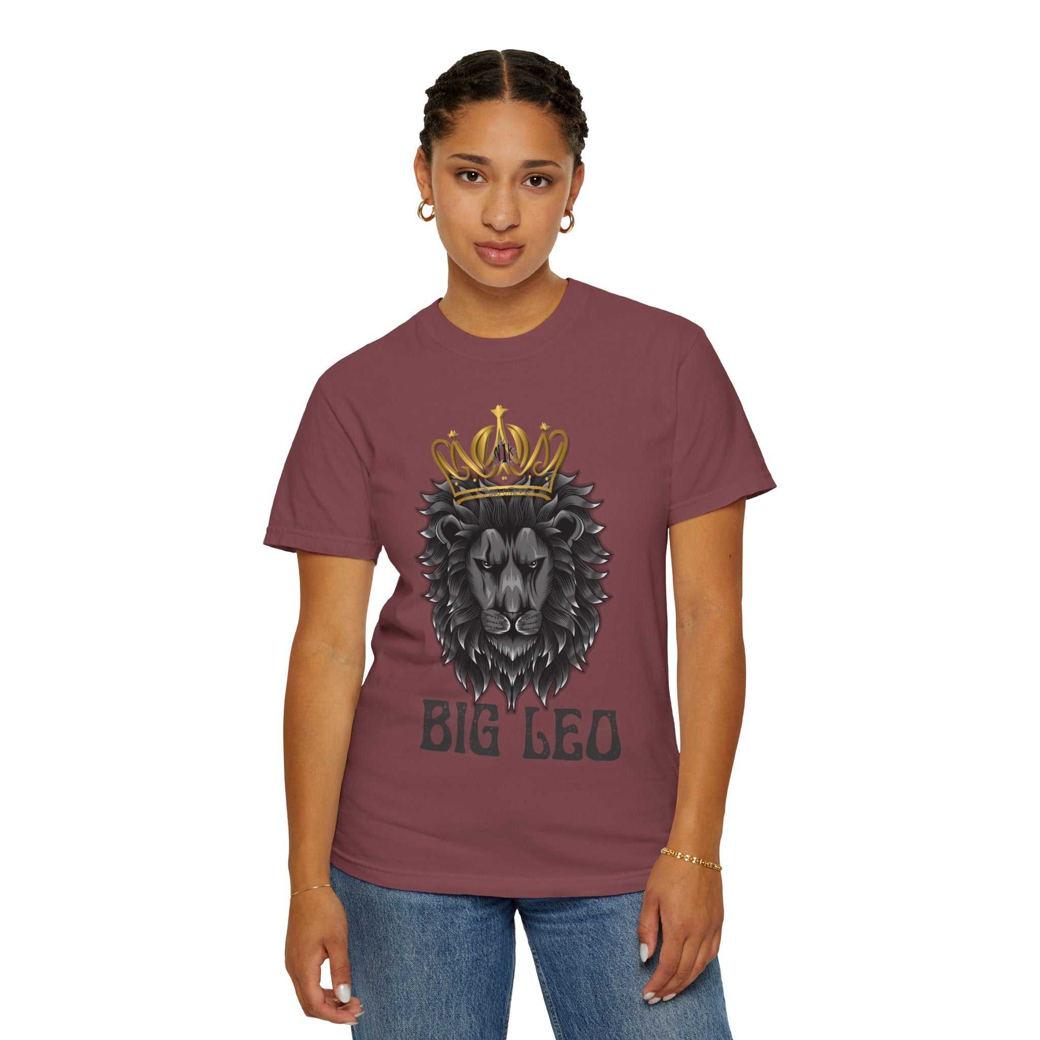 Big Leo Lion Graphic T-Shirt, Unisex Tee, Animal Lover Gift, Birthday T-ShirtBig Leo Lion Graphic T-Shirt