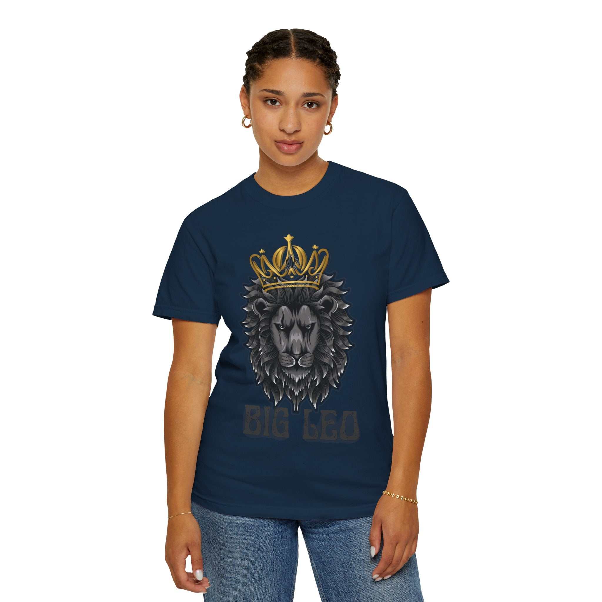 Big Leo Lion Graphic T-Shirt, Unisex Tee, Animal Lover Gift, Birthday T-ShirtBig Leo Lion Graphic T-Shirt