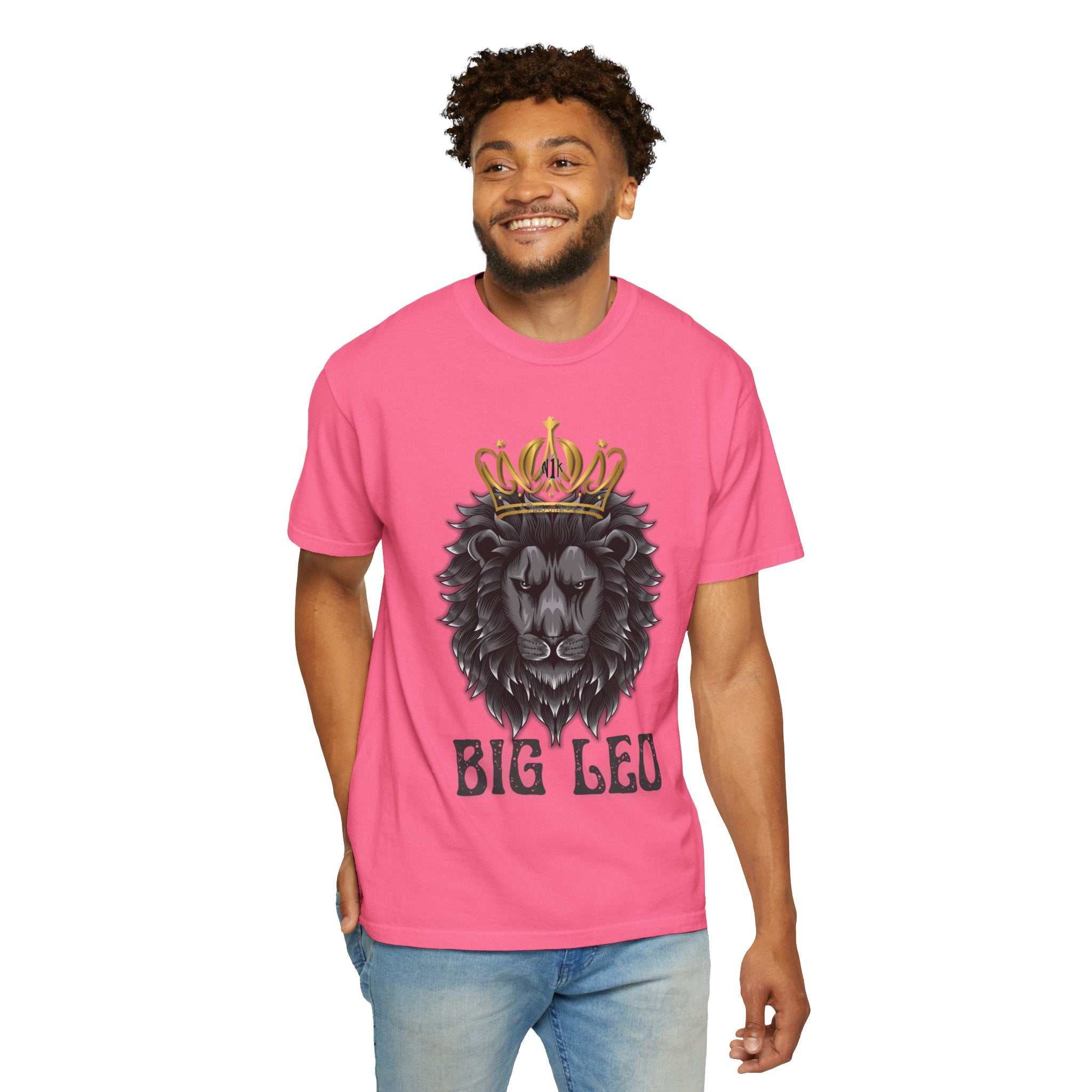 Big Leo Lion Graphic T-Shirt, Unisex Tee, Animal Lover Gift, Birthday T-ShirtBig Leo Lion Graphic T-Shirt