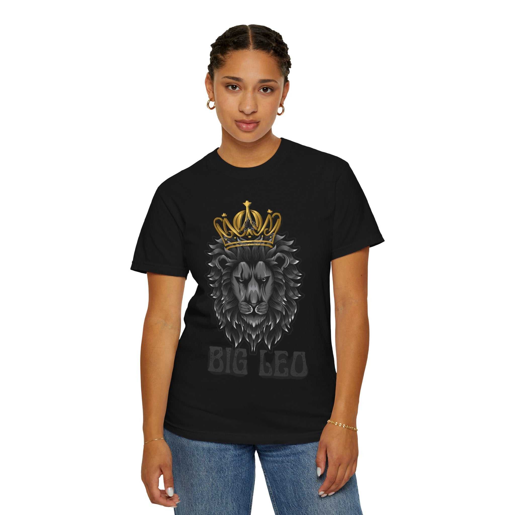 Big Leo Lion Graphic T-Shirt, Unisex Tee, Animal Lover Gift, Birthday T-ShirtBig Leo Lion Graphic T-Shirt