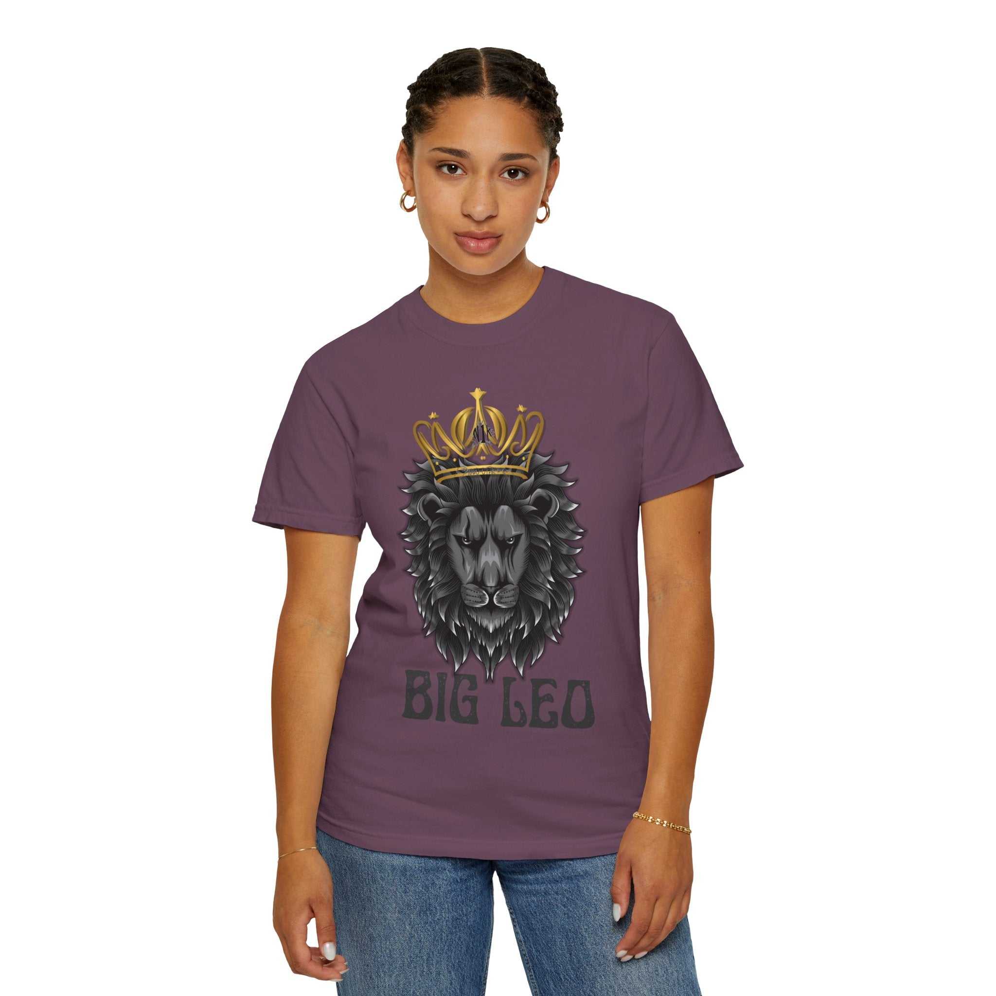 Big Leo Lion Graphic T-Shirt, Unisex Tee, Animal Lover Gift, Birthday T-ShirtBig Leo Lion Graphic T-Shirt