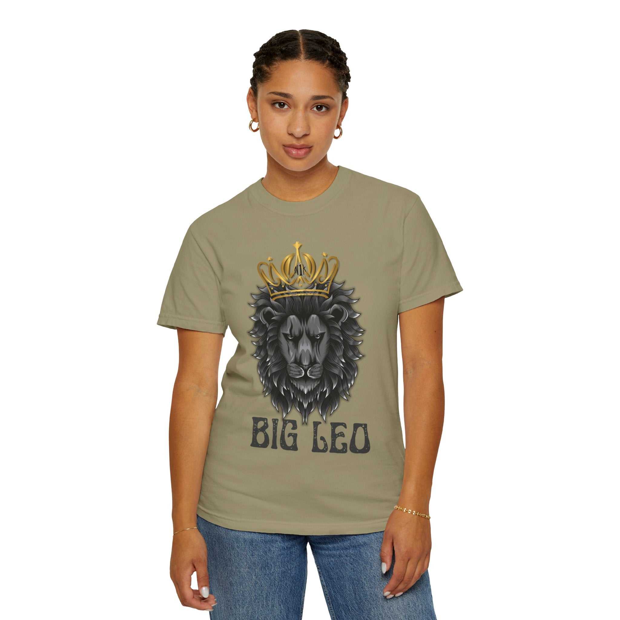 Big Leo Lion Graphic T-Shirt, Unisex Tee, Animal Lover Gift, Birthday T-ShirtBig Leo Lion Graphic T-Shirt