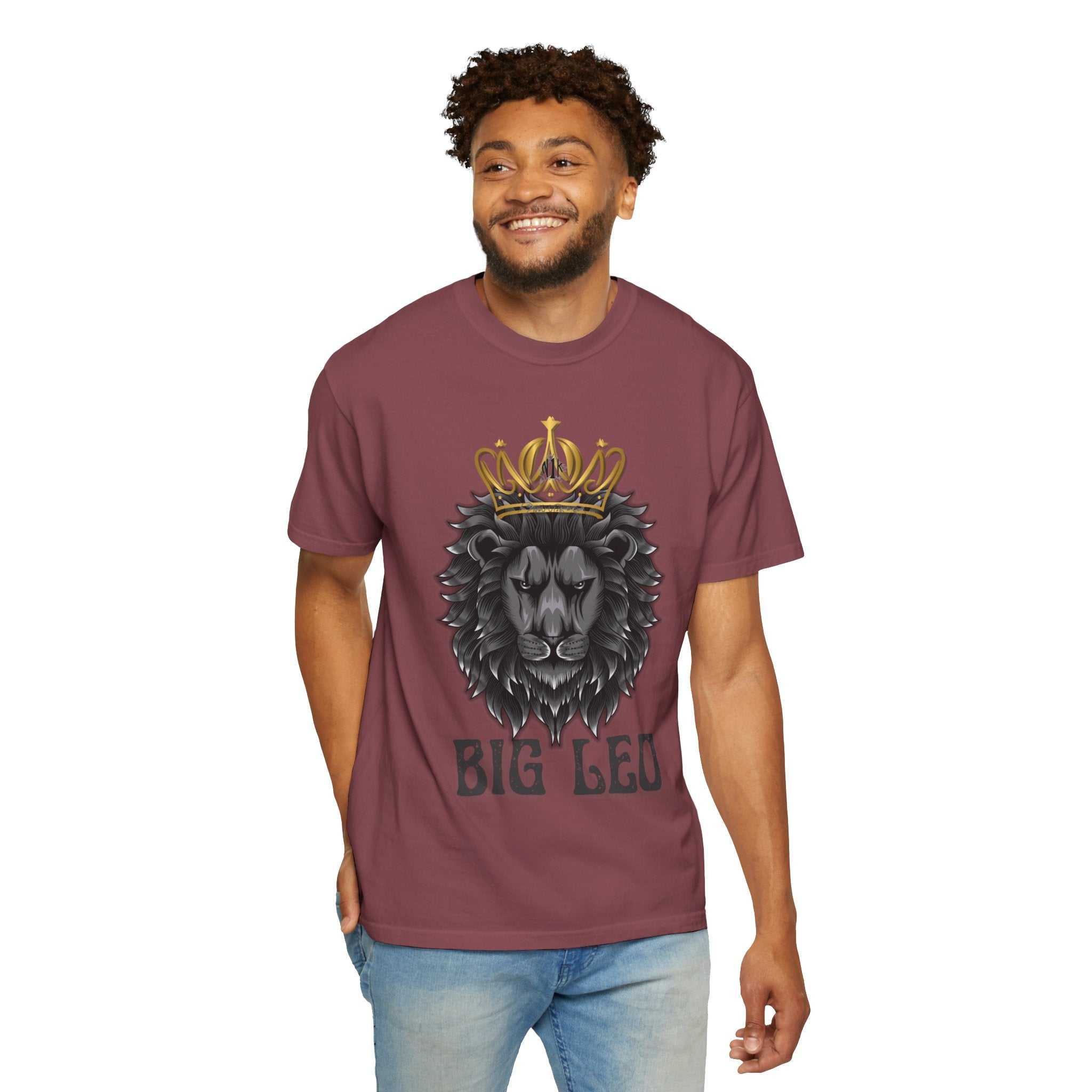 Big Leo Lion Graphic T-Shirt, Unisex Tee, Animal Lover Gift, Birthday T-ShirtBig Leo Lion Graphic T-Shirt