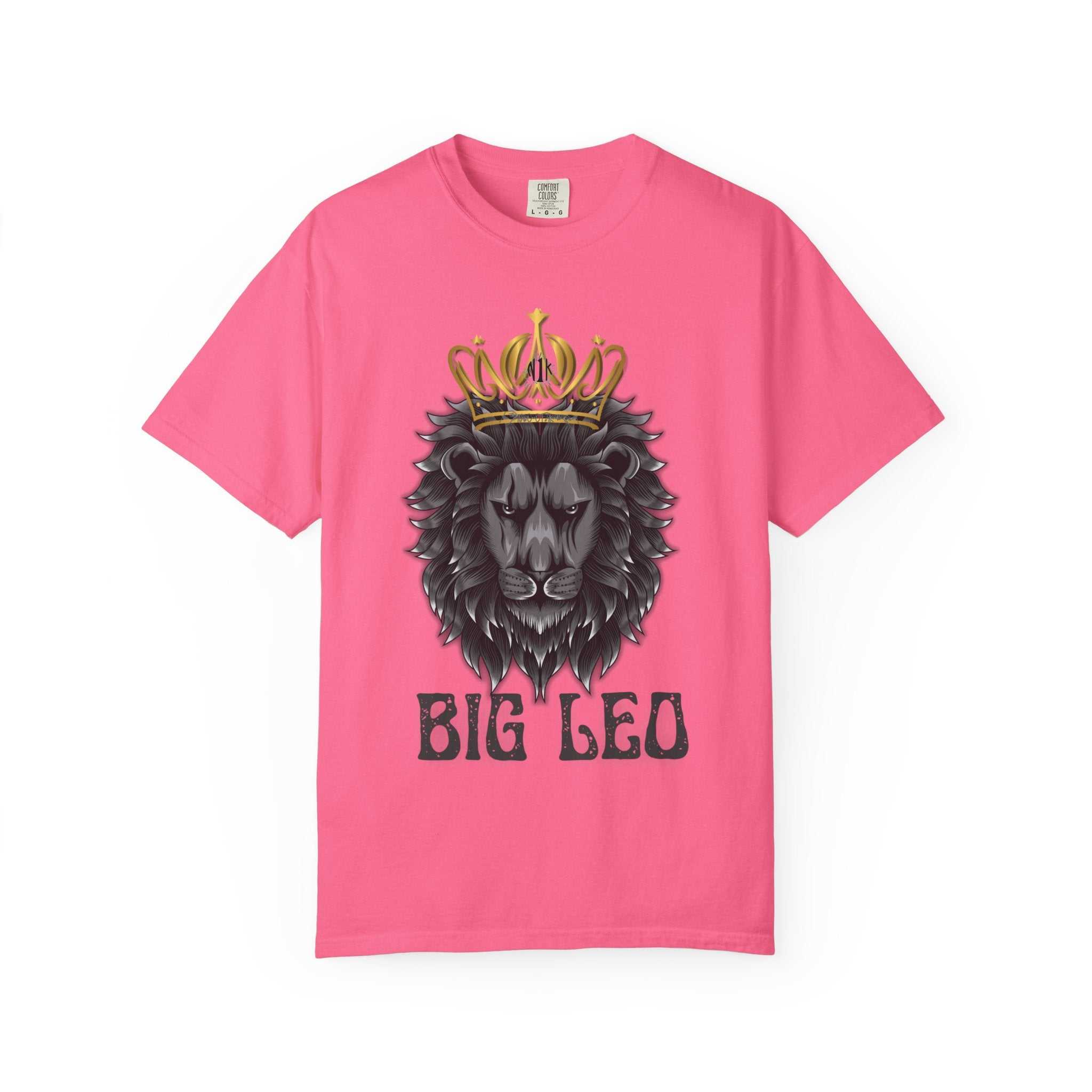 Big Leo Lion Graphic T-Shirt, Unisex Tee, Animal Lover Gift, Birthday T-ShirtBig Leo Lion Graphic T-Shirt
