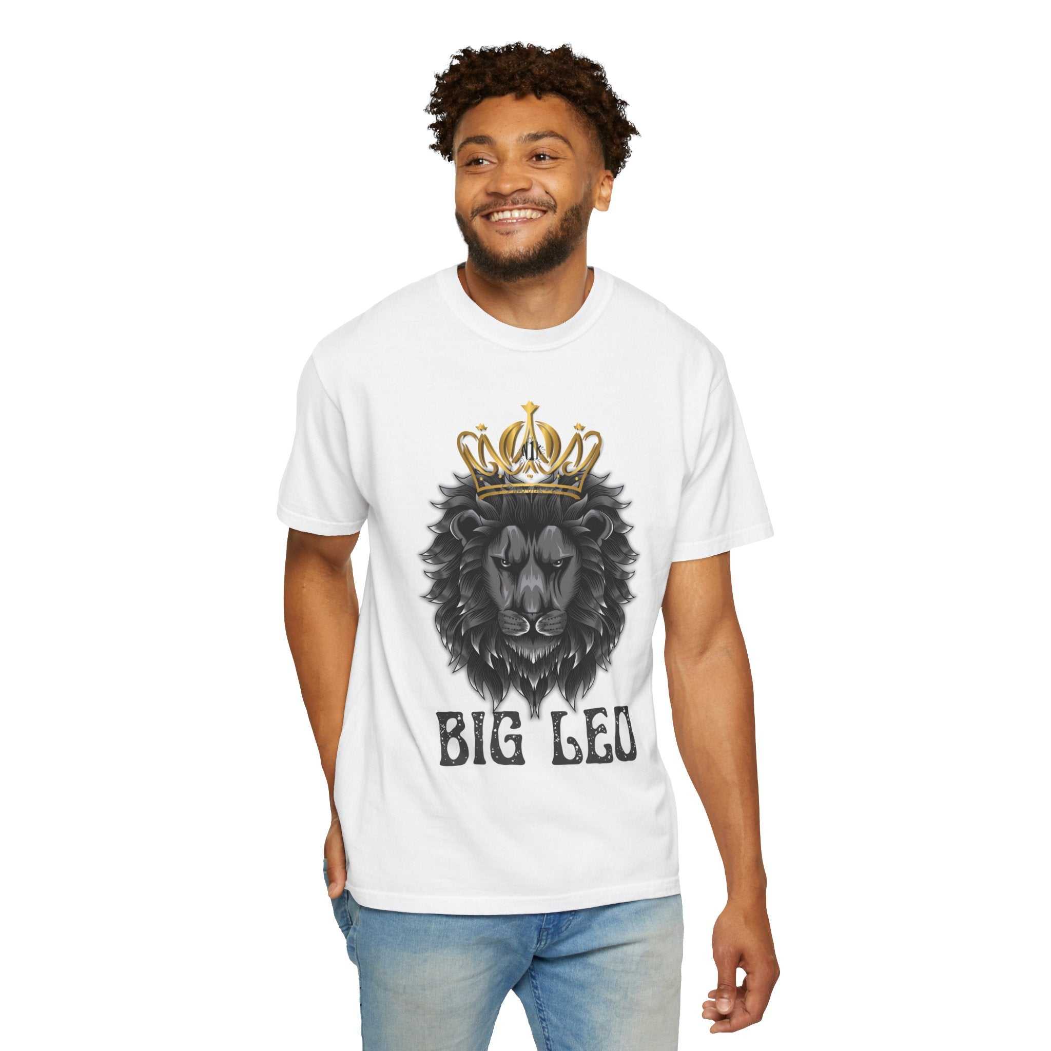 Big Leo Lion Graphic T-Shirt, Unisex Tee, Animal Lover Gift, Birthday T-ShirtBig Leo Lion Graphic T-Shirt