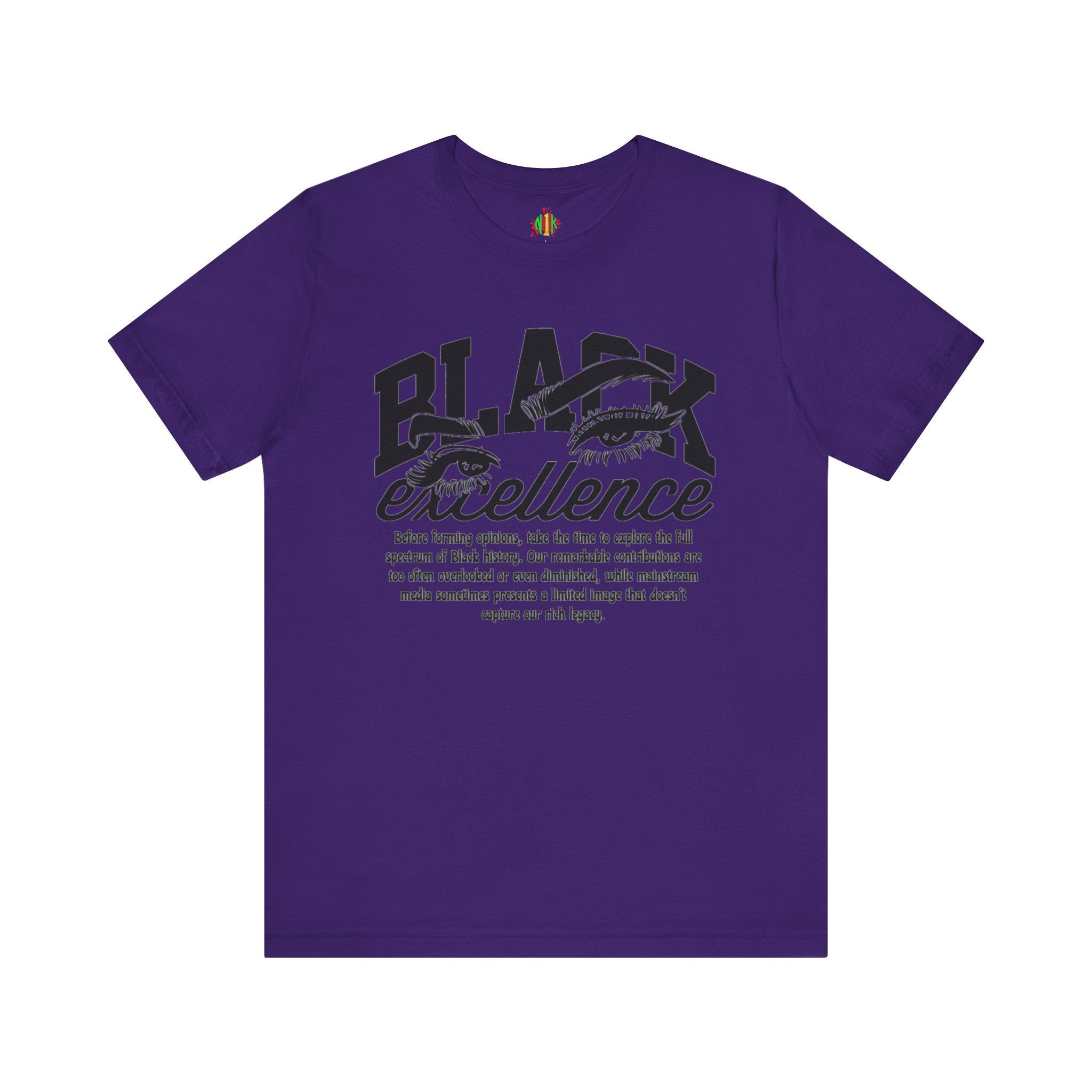 Black Excellence Unisex Tee - Celebrate Diversity and EmpowermentT-ShirtBlack Excellence Unisex Tee