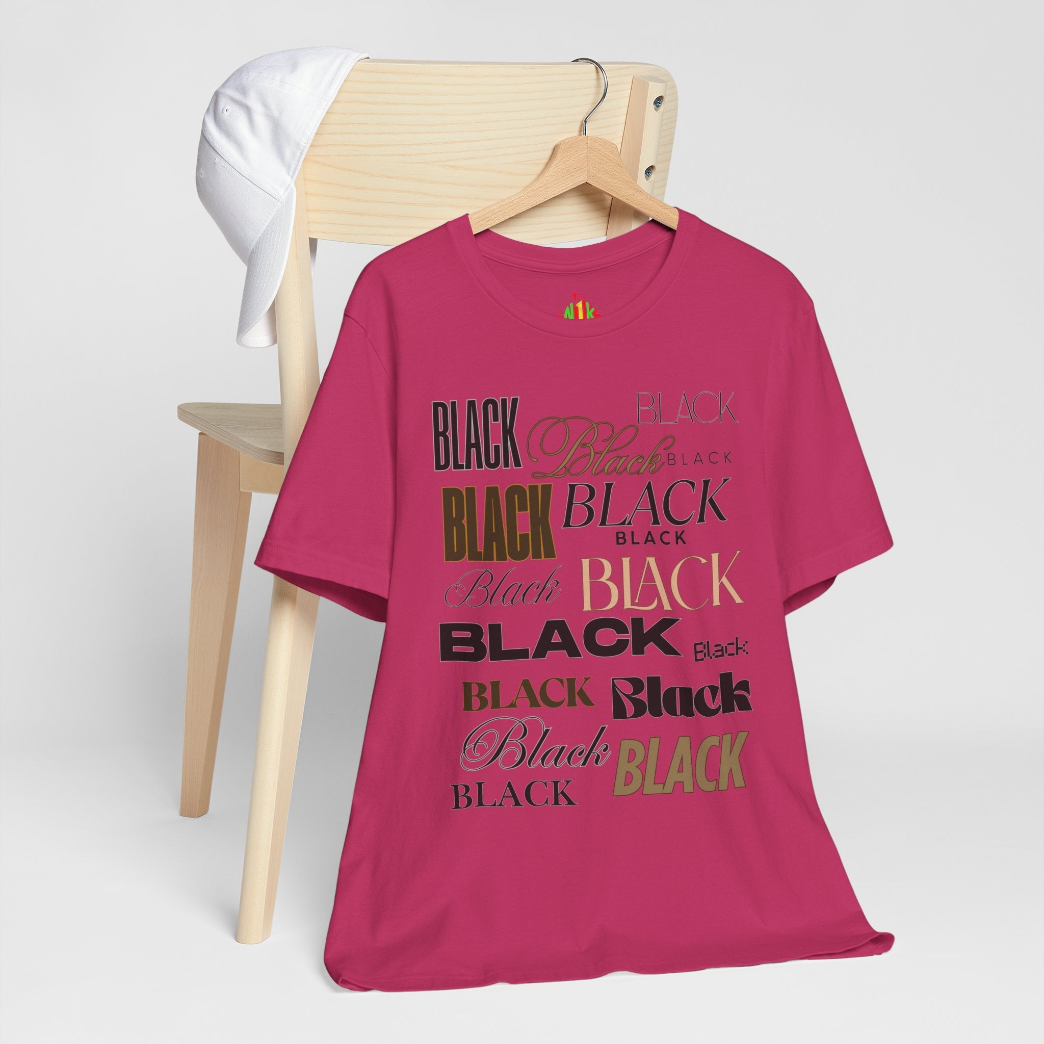 Black Text Unisex Tee, Casual Graphic T-Shirt for Fashion Lovers, PerfT-ShirtUnisex Jersey Short Sleeve Tee