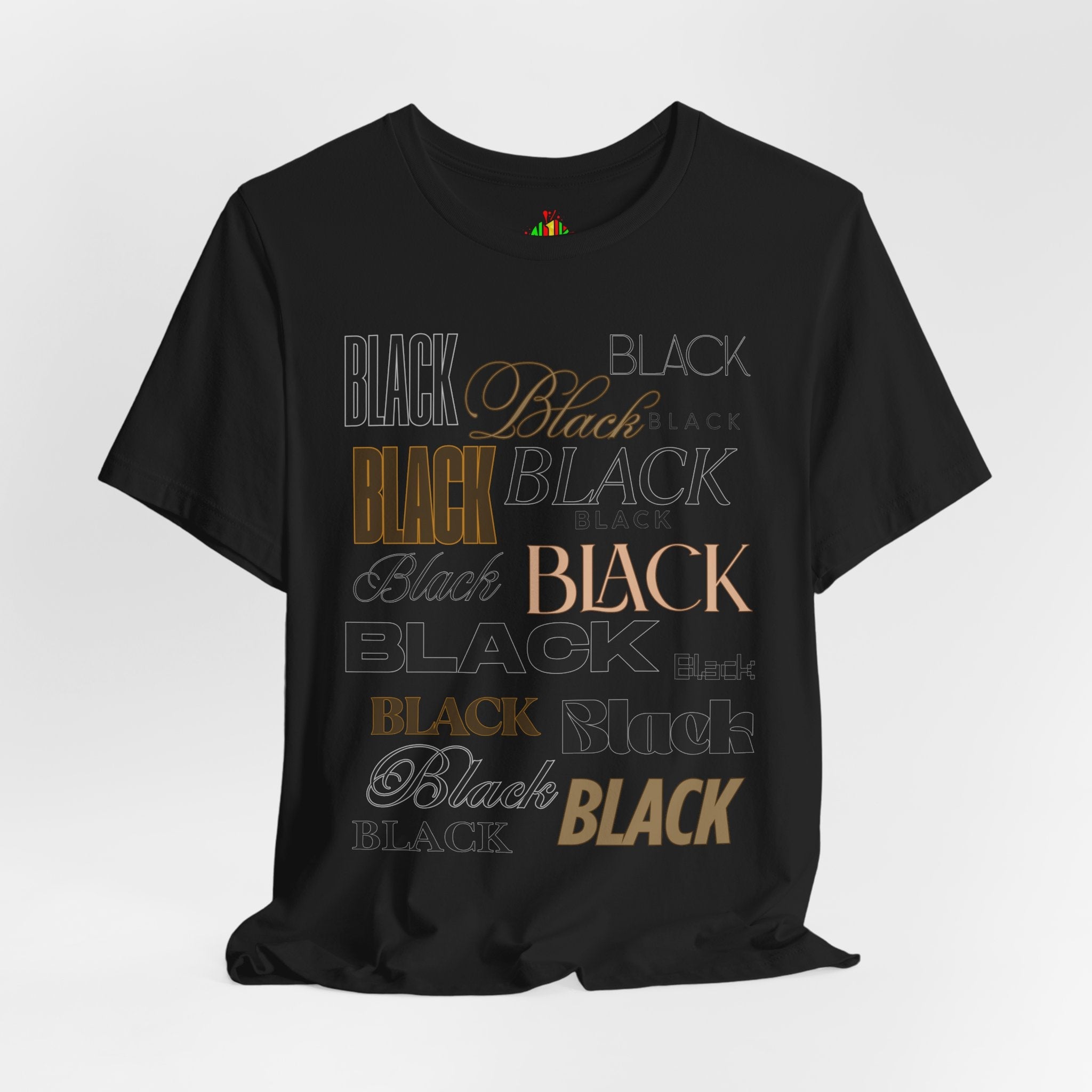 Black Text Unisex Tee, Casual Graphic T-Shirt for Fashion Lovers, PerfT-ShirtUnisex Jersey Short Sleeve Tee
