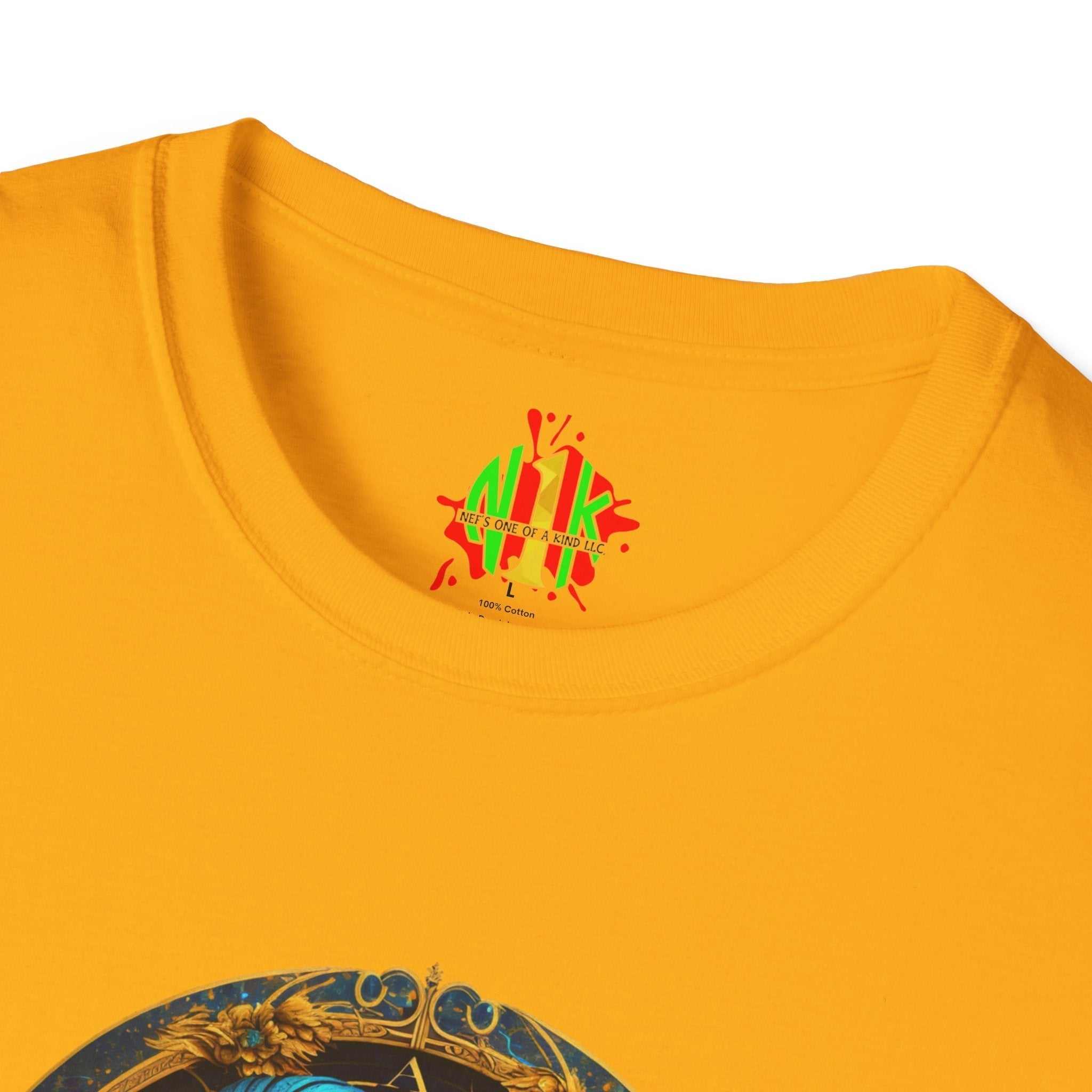 Capricorn Tee unisex soft-style cotton t-shirt with size guide and durable design