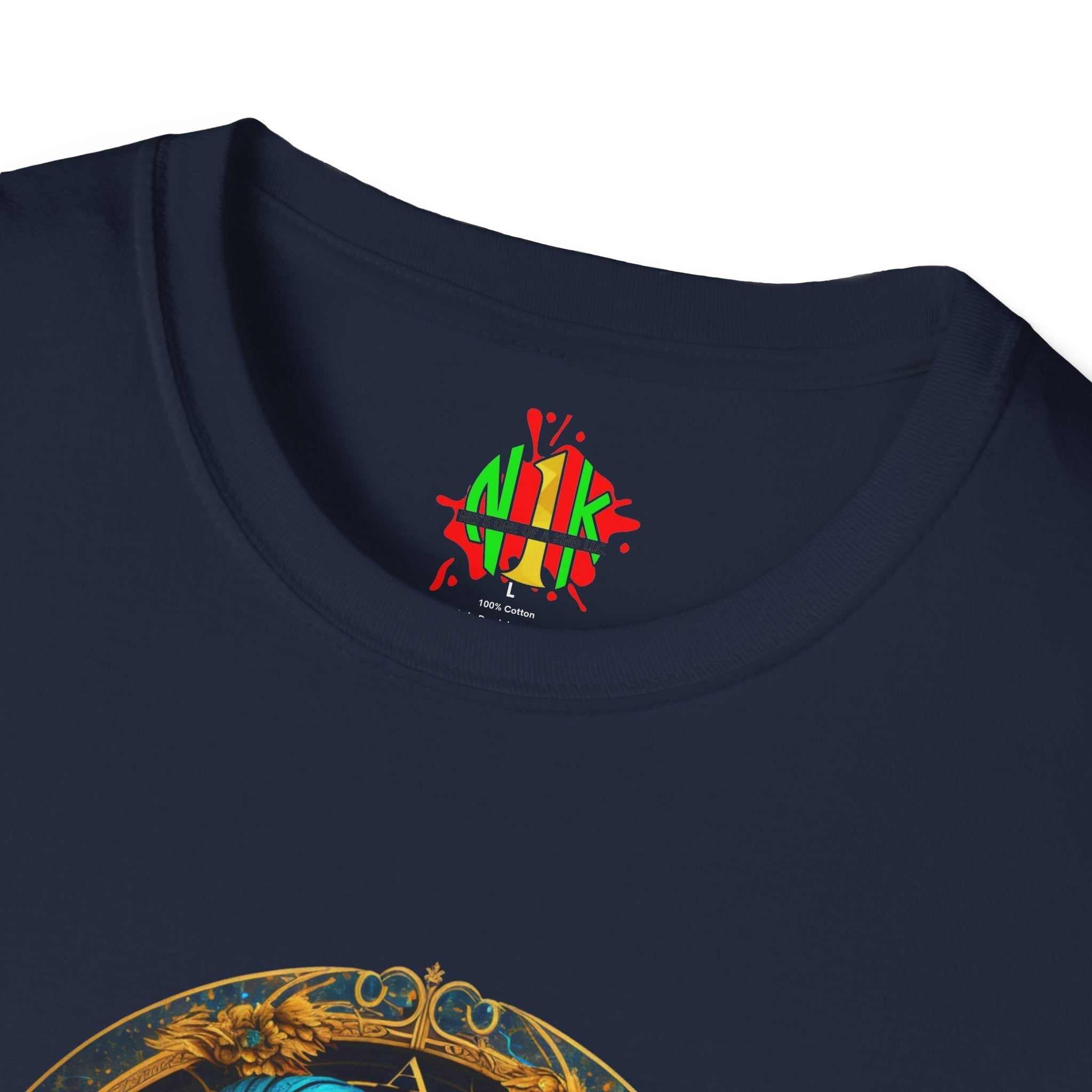 Capricorn Tee unisex soft-style cotton t-shirt with size guide and classic fit