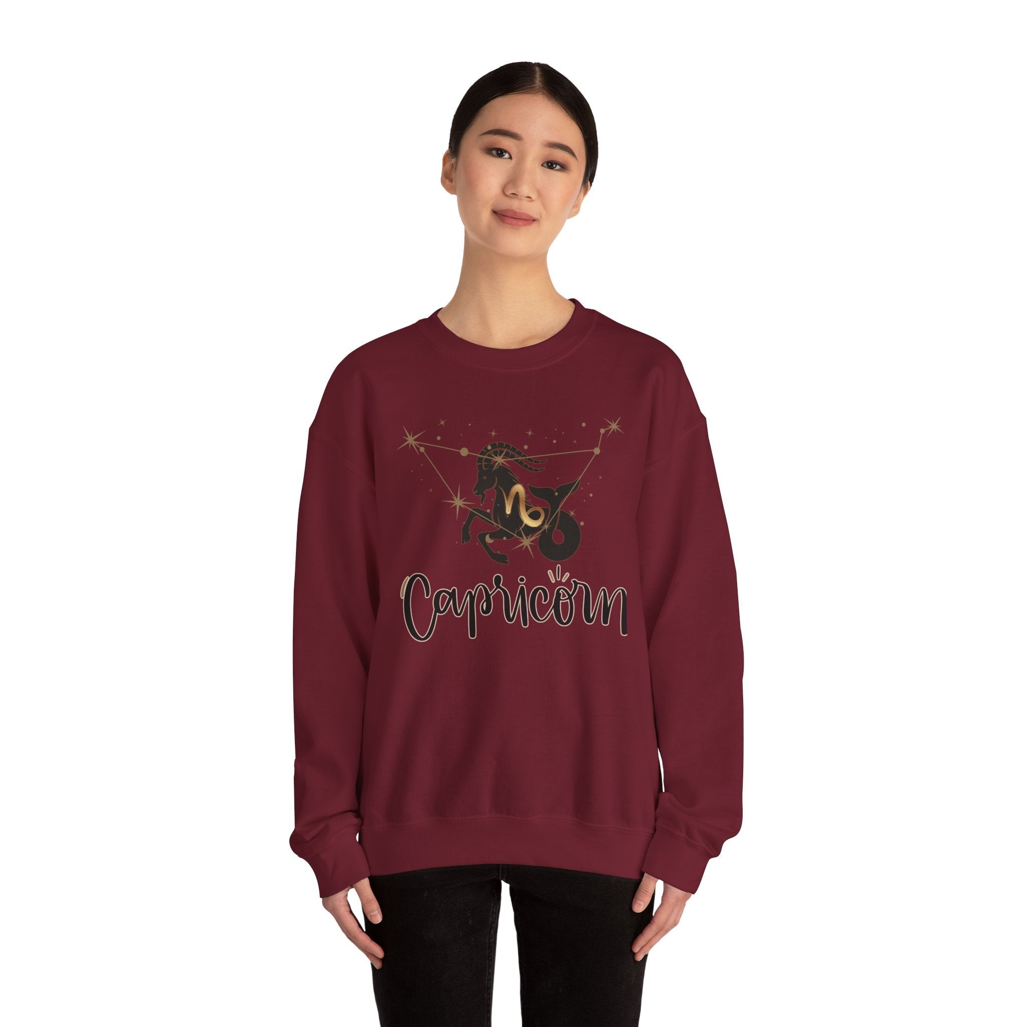 Capricorn Unisex Casual Crewneck SweatshirtSweatshirtCapricorn Unisex Casual Crewneck Sweatshirt