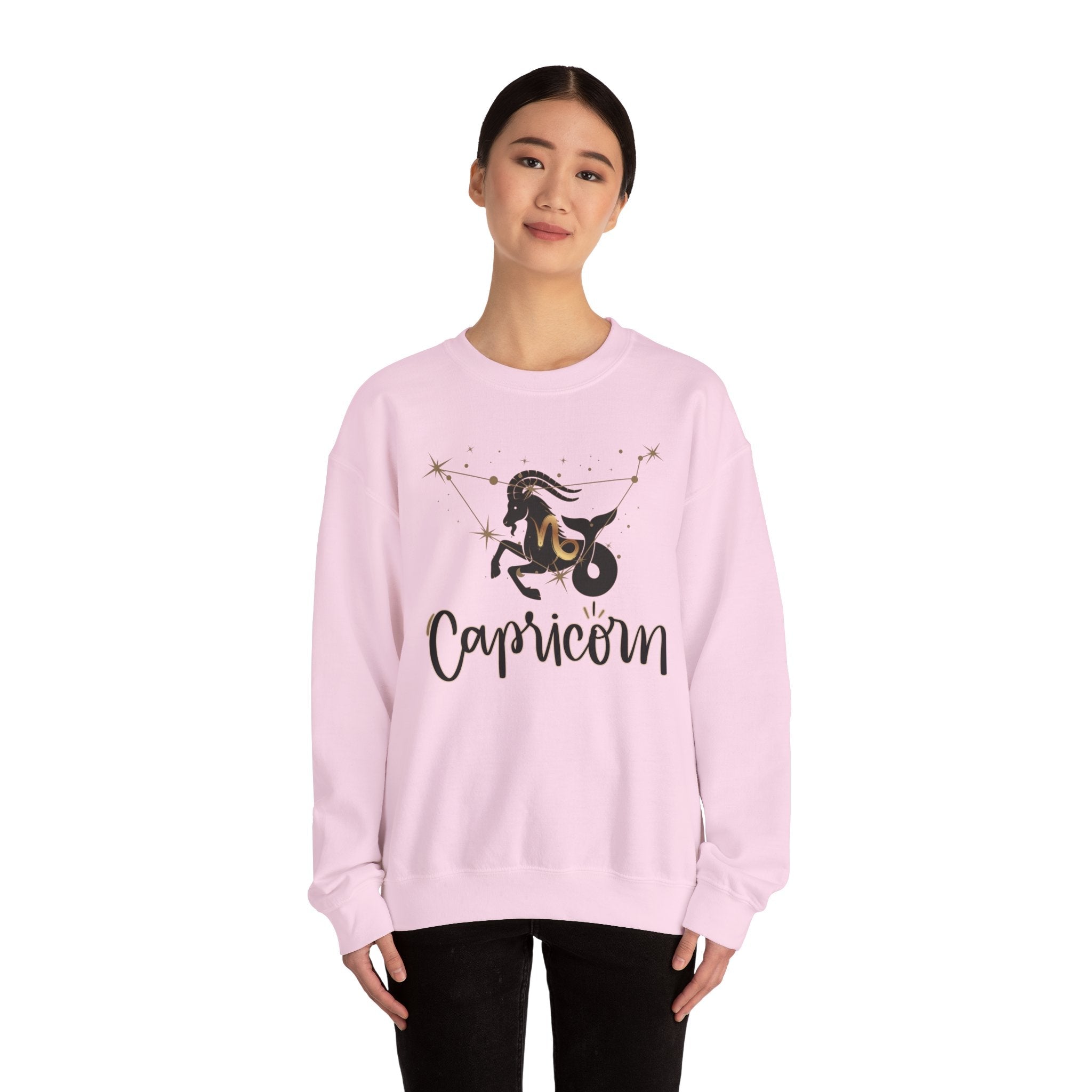 Capricorn Unisex Casual Crewneck SweatshirtSweatshirtCapricorn Unisex Casual Crewneck Sweatshirt