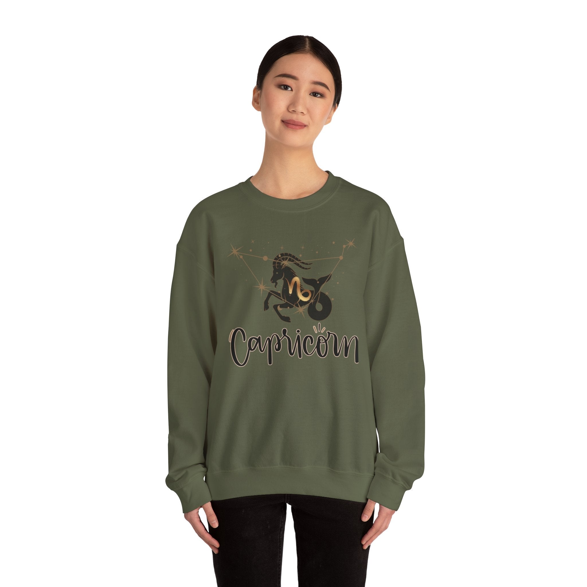 Capricorn Unisex Casual Crewneck SweatshirtSweatshirtCapricorn Unisex Casual Crewneck Sweatshirt